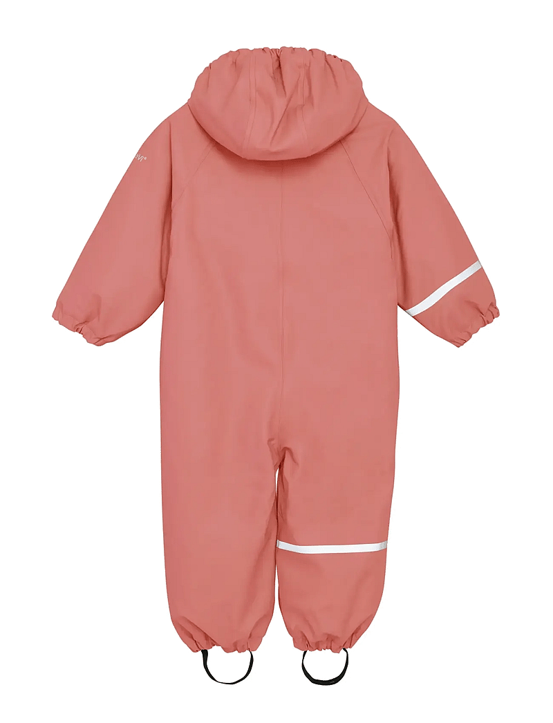 CeLaVi - Rainwear Suit w. fleece - regnoveraller - brick dust - 2