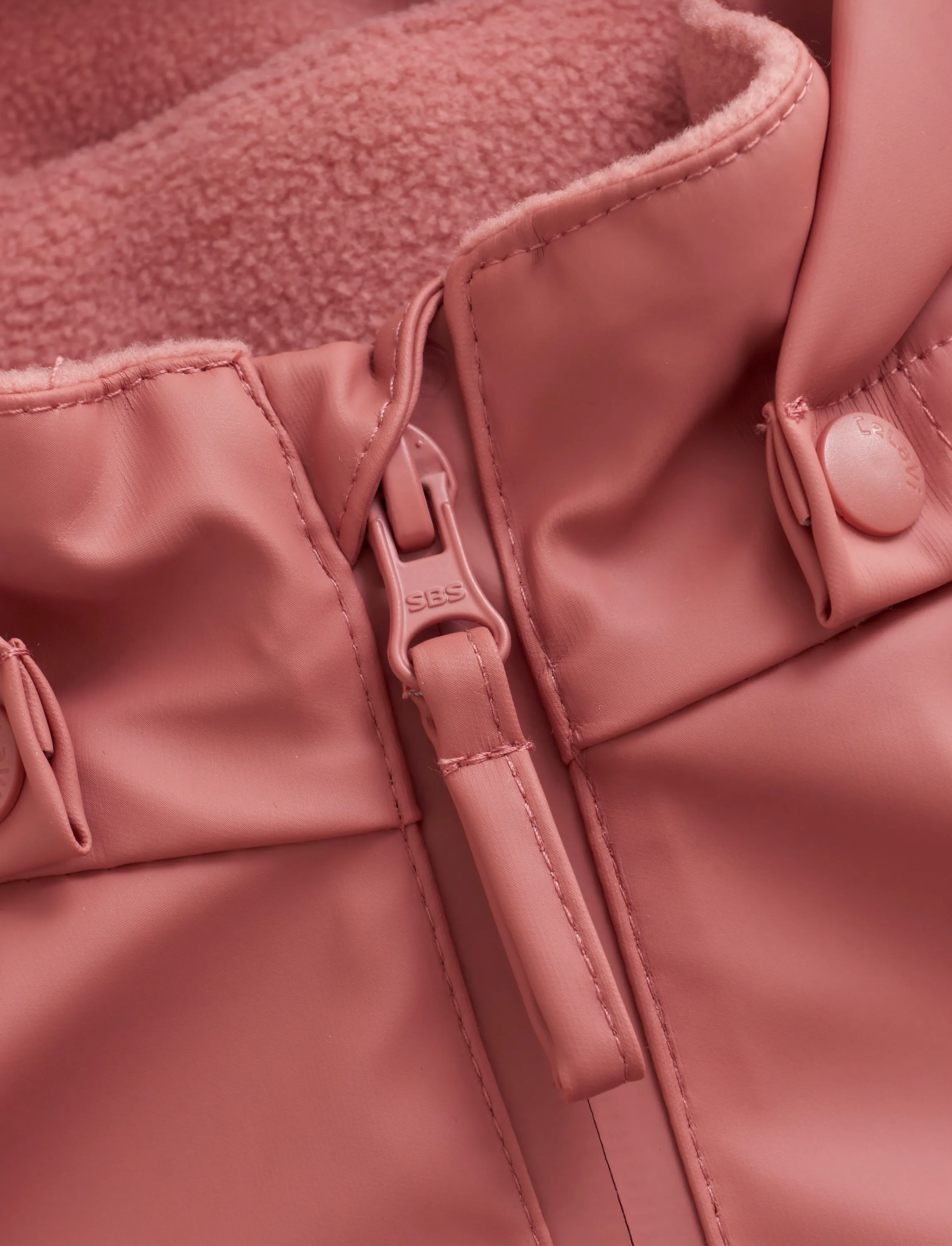 CeLaVi - Rainwear Suit w. fleece - regngallar - brick dust - 3