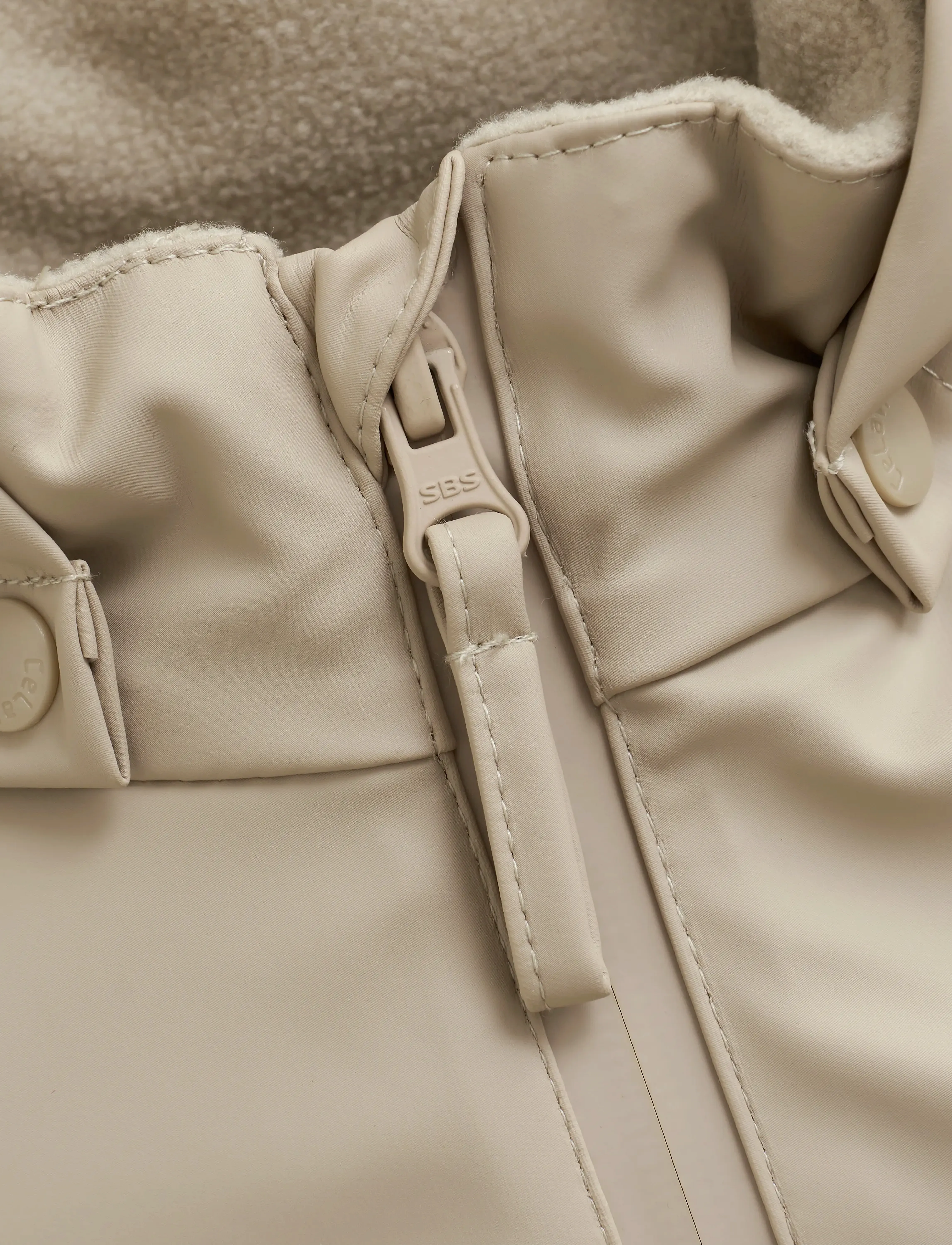 CeLaVi - Rainwear Suit w. padding - regnoveraller - white pepper - 2