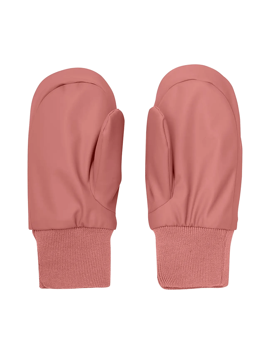 CeLaVi - PU Padded Mittens - regnvantar - brick dust - 1