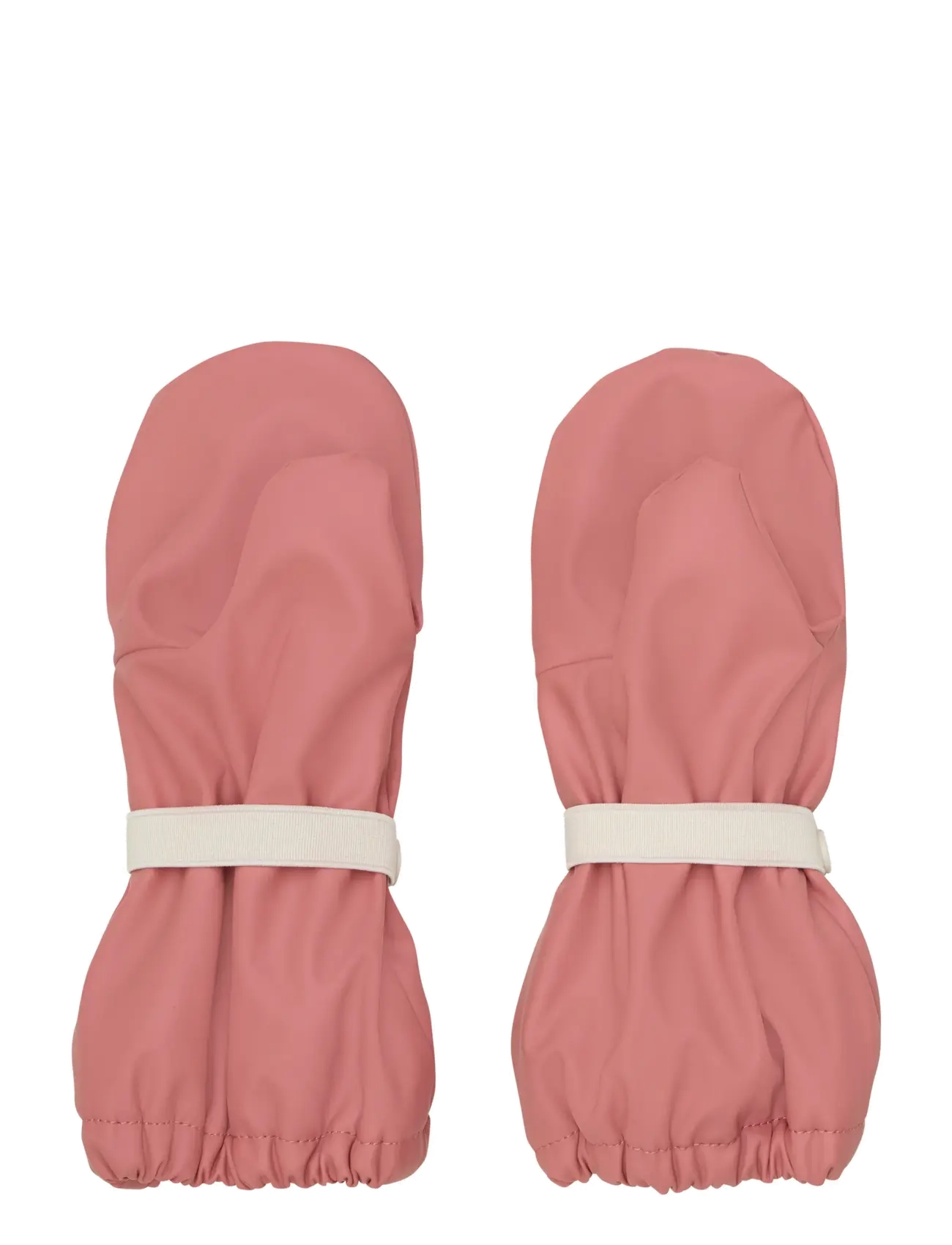 CeLaVi - Padded PU-mittens w.fleece - handsker - brick dust - 1