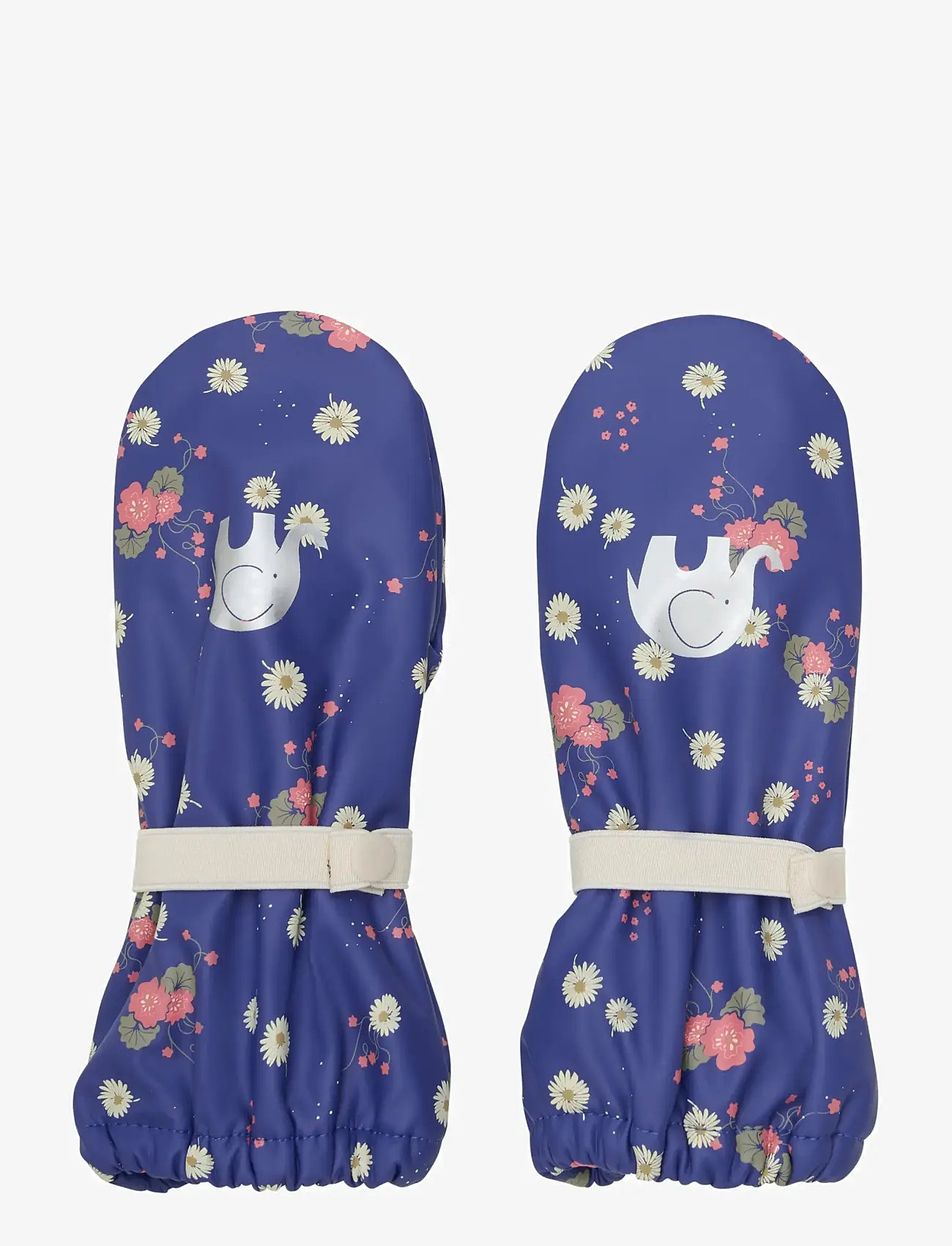 CeLaVi - Padded PU-mittens w.fleece - handsker - skipper blue - 0
