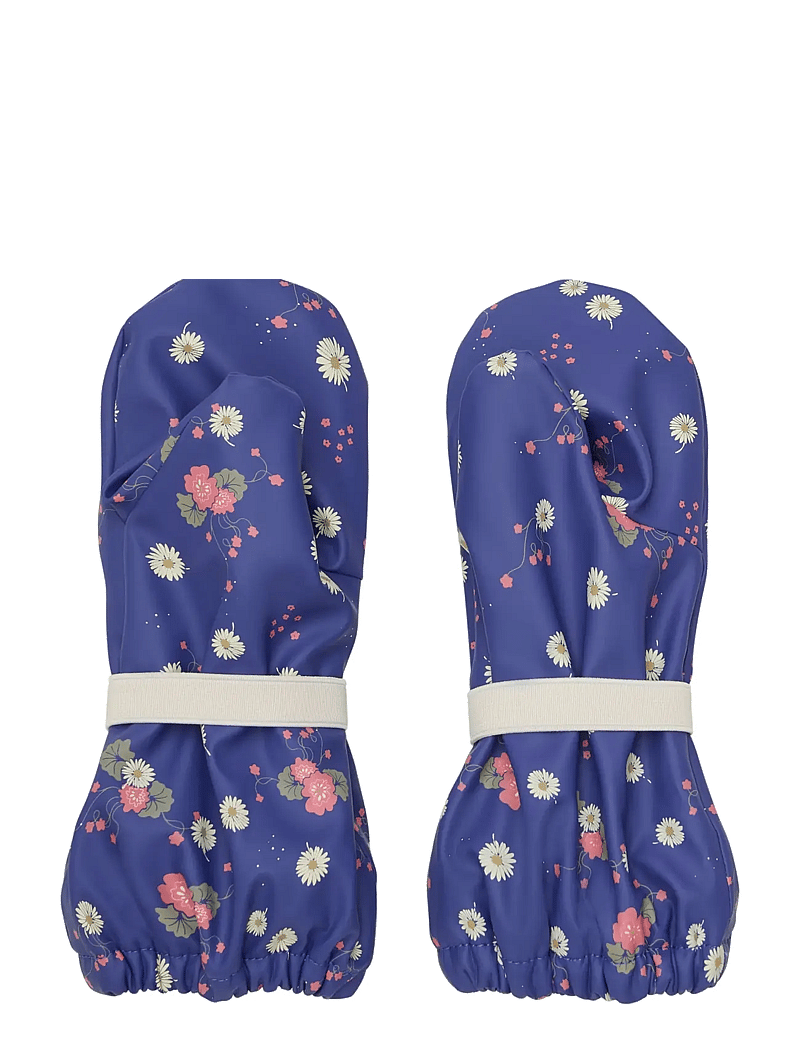 CeLaVi - Padded PU-mittens w.fleece - handsker - skipper blue - 1