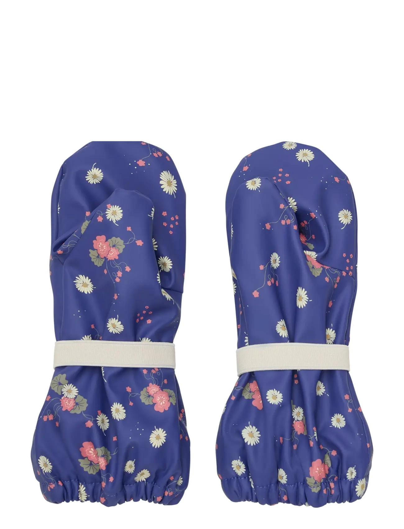 CeLaVi - Padded PU-mittens w.fleece - kindad - skipper blue - 1