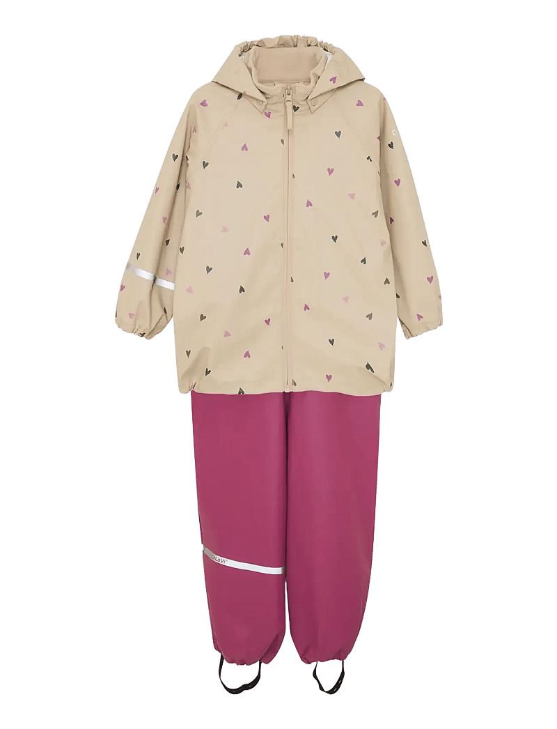 CeLaVi - Rainwear Set - AOP - regnsæt - nostalgia rose - 0