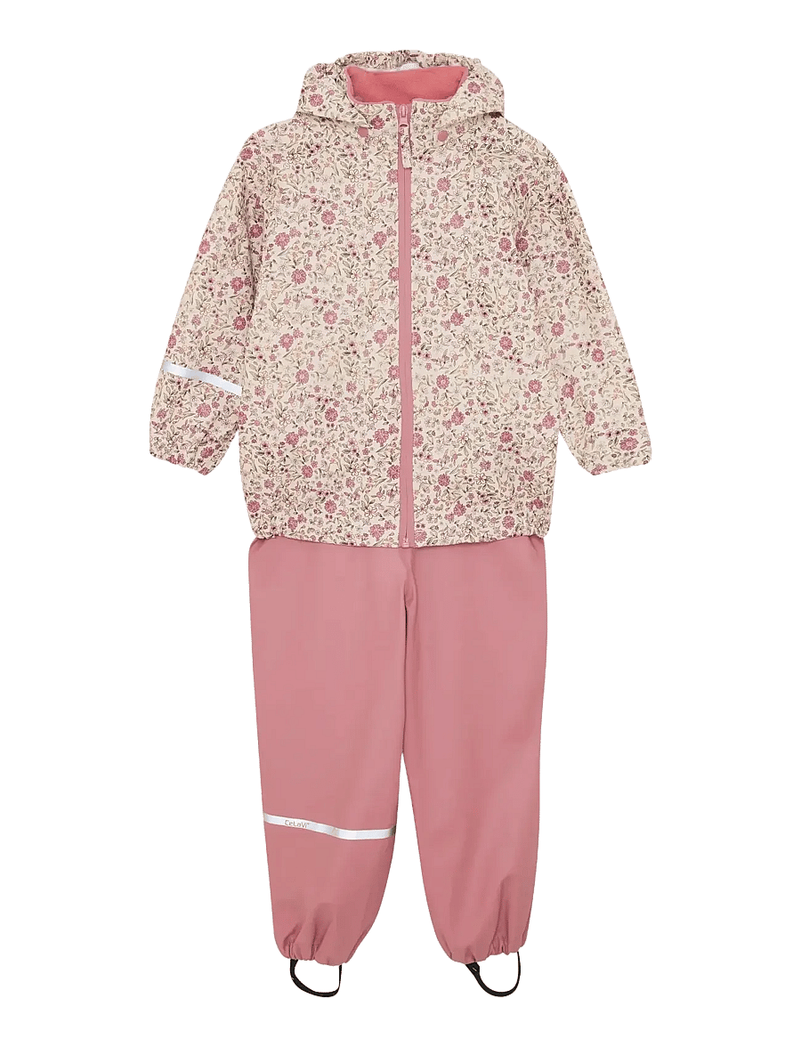 CeLaVi - Rainwear Set - AOP - regnsett - perfectly pale - 0