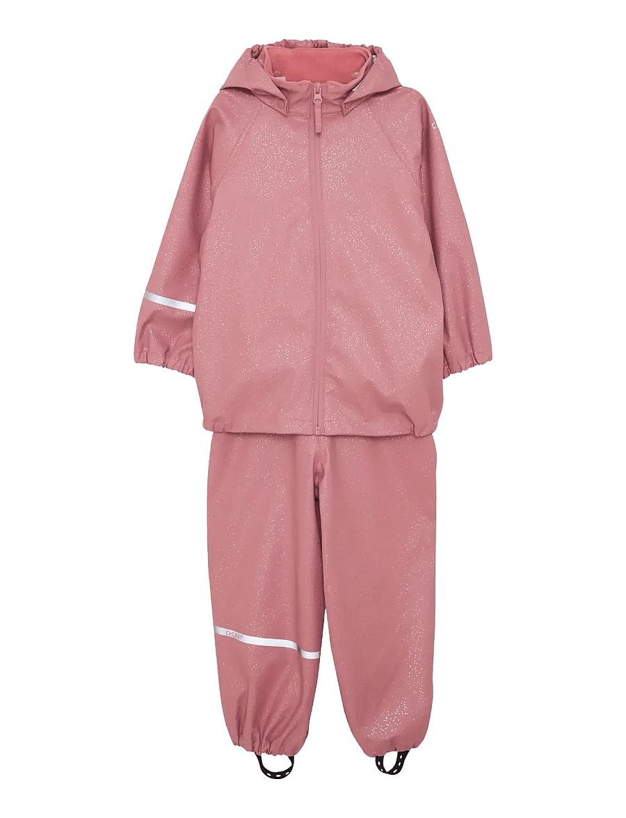 CeLaVi - Rainwear Set - Glitter AOP - regensets - nostalgia rose - 1