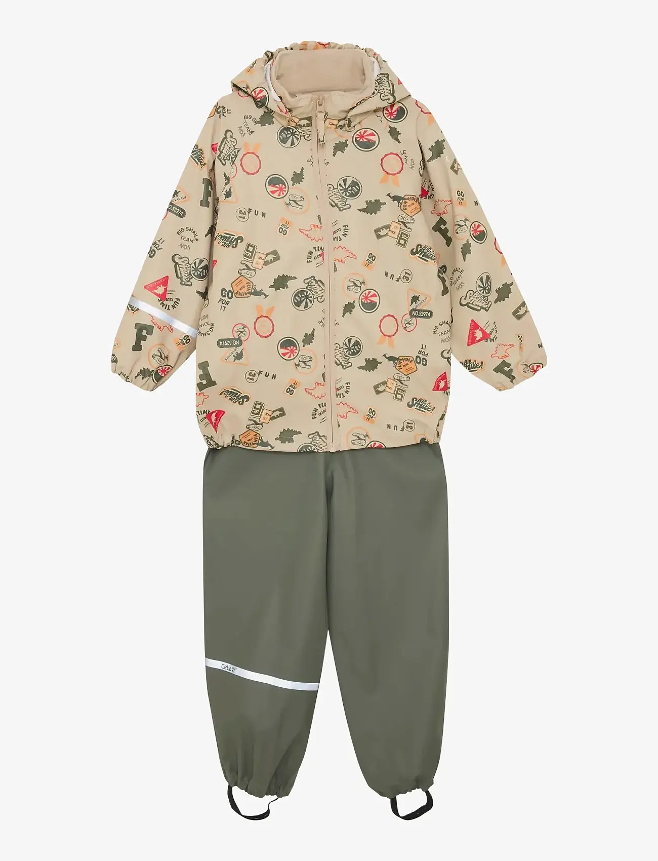 CeLaVi - Rainwear Set - AOP - regnsæt - mulled basil - 0