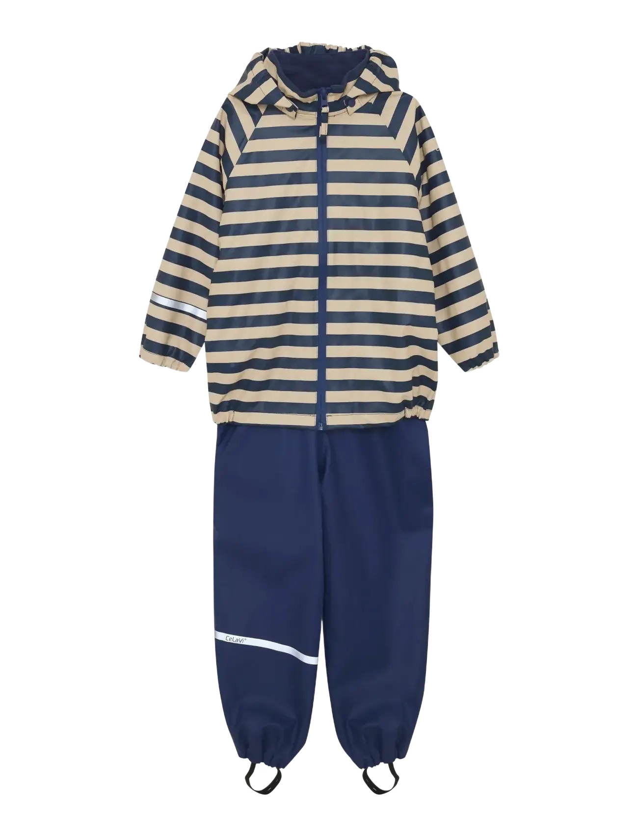 CELAVI Regenkleidung Set - Aop Navy - 100 - Kinder