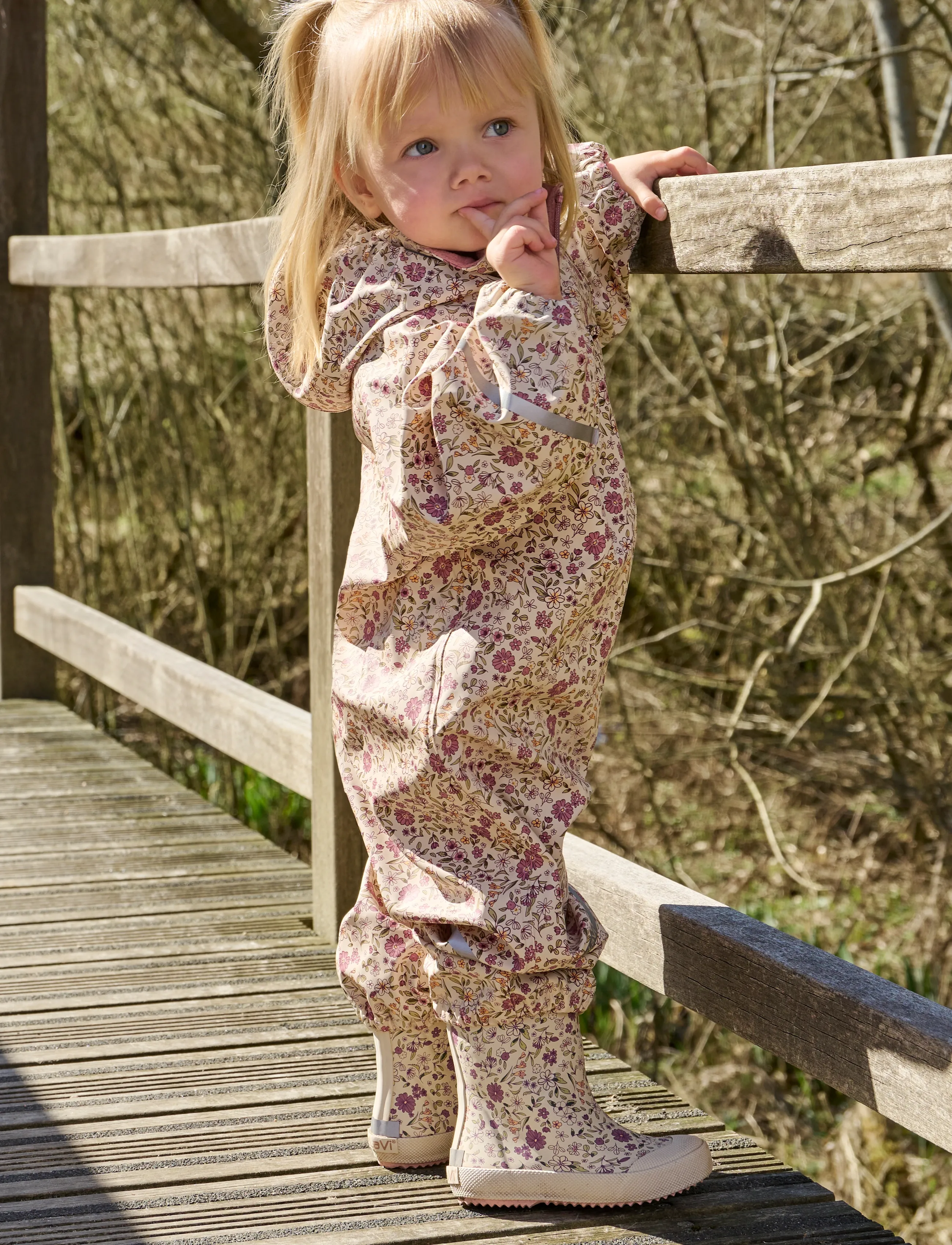 CeLaVi Rainwear Suit Aop, Børn, Regndragt, Multi/mønstret, Str: 100