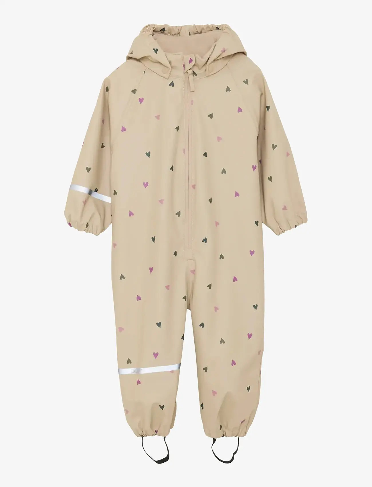 CeLaVi - Rainwear Suit - AOP - regnoveraller - white pepper - 1