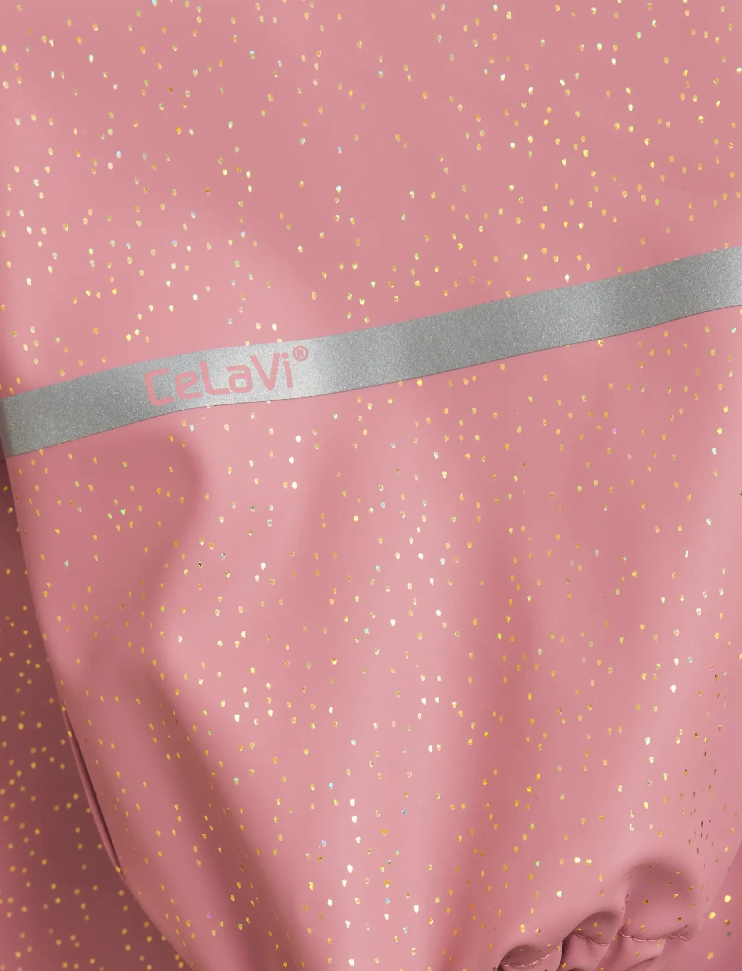 CeLaVi - Rainwear Suit - Glitter AOP - outerwear - nostalgia rose - 3