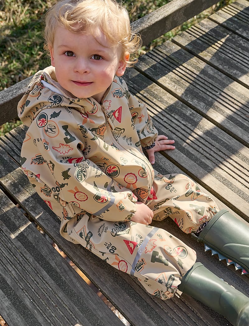 CeLaVi - Rainwear Suit - AOP - regnoveraller - mulled basil - 3