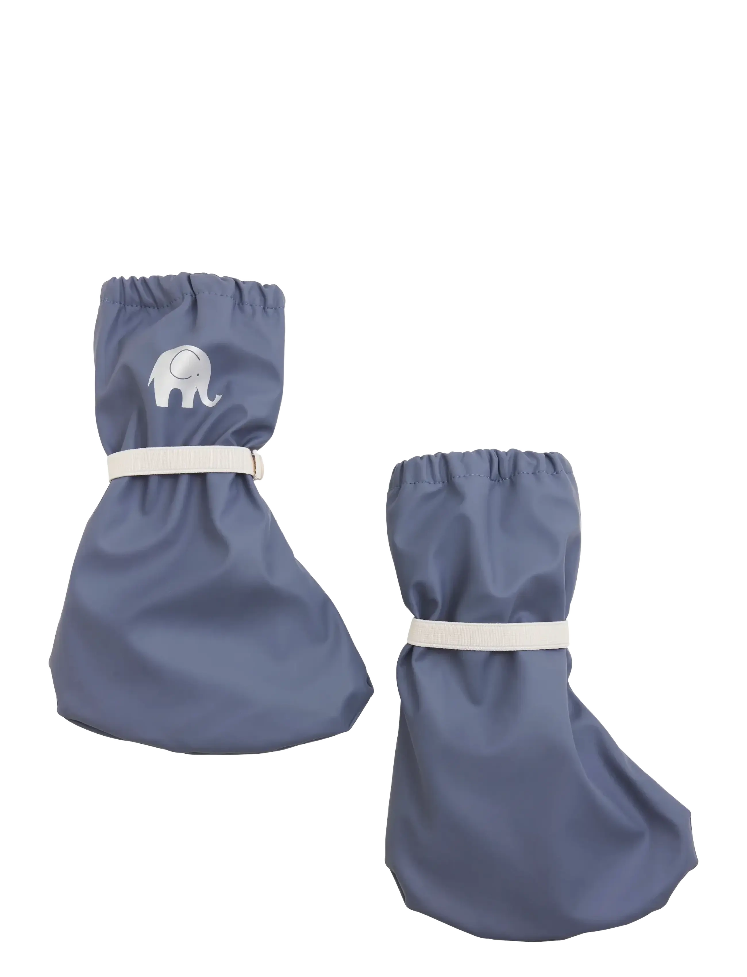 CeLaVi PU-footies w.tafetta lining - Shoes - FLINT STONE / blue