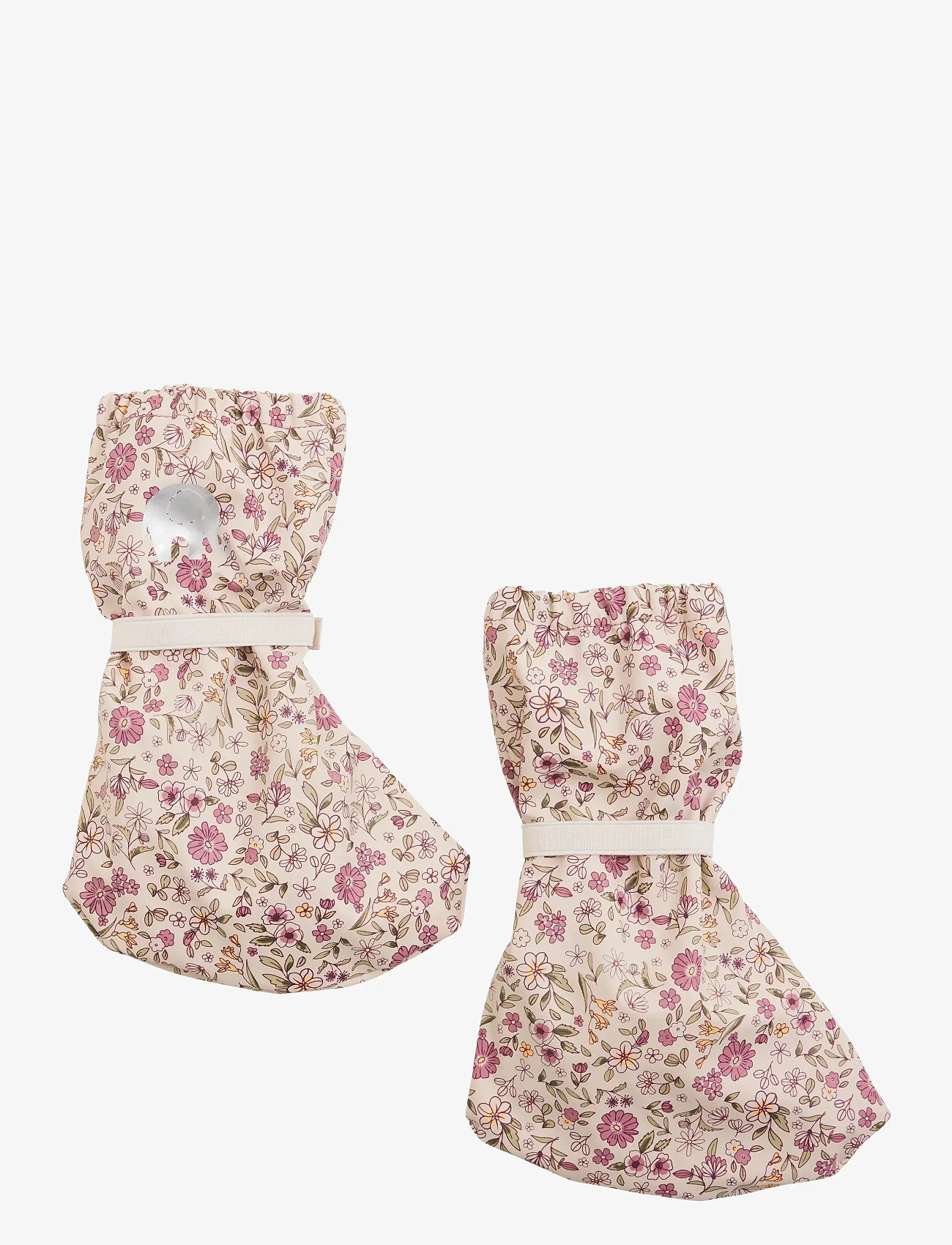 CeLaVi - PU-footies w.tafetta lining - babystrikstøvler - misty rose - 0
