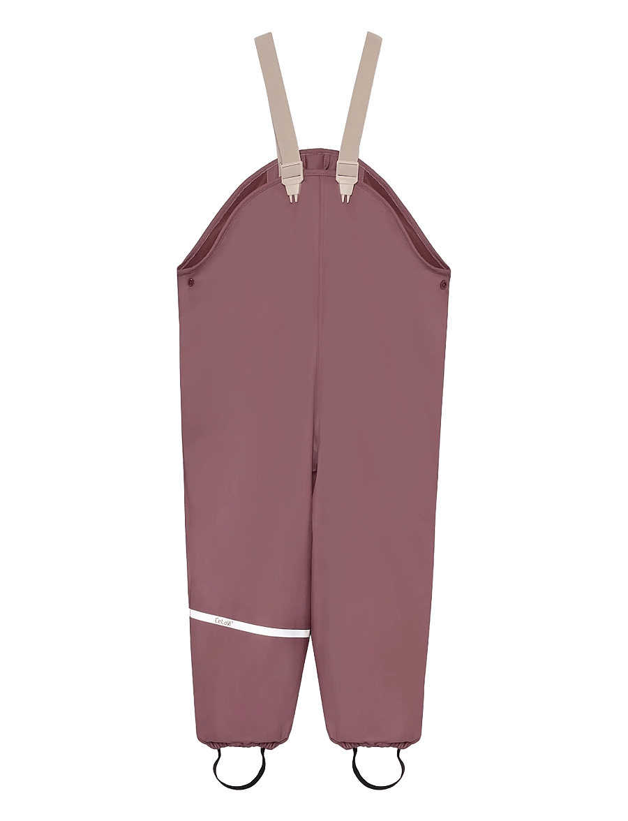 CeLaVi - Rainwear Set - AOP, w. fleece - vihmakomplektid - rose brown - 3