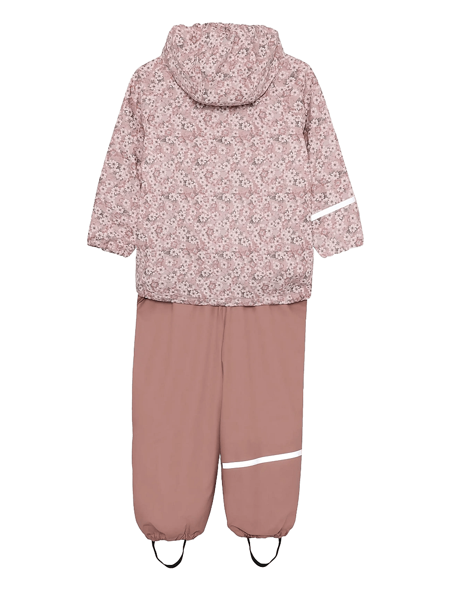 CeLaVi - Rainwear Set - AOP, w. fleece - vihmakomplektid - shadow gray - 2
