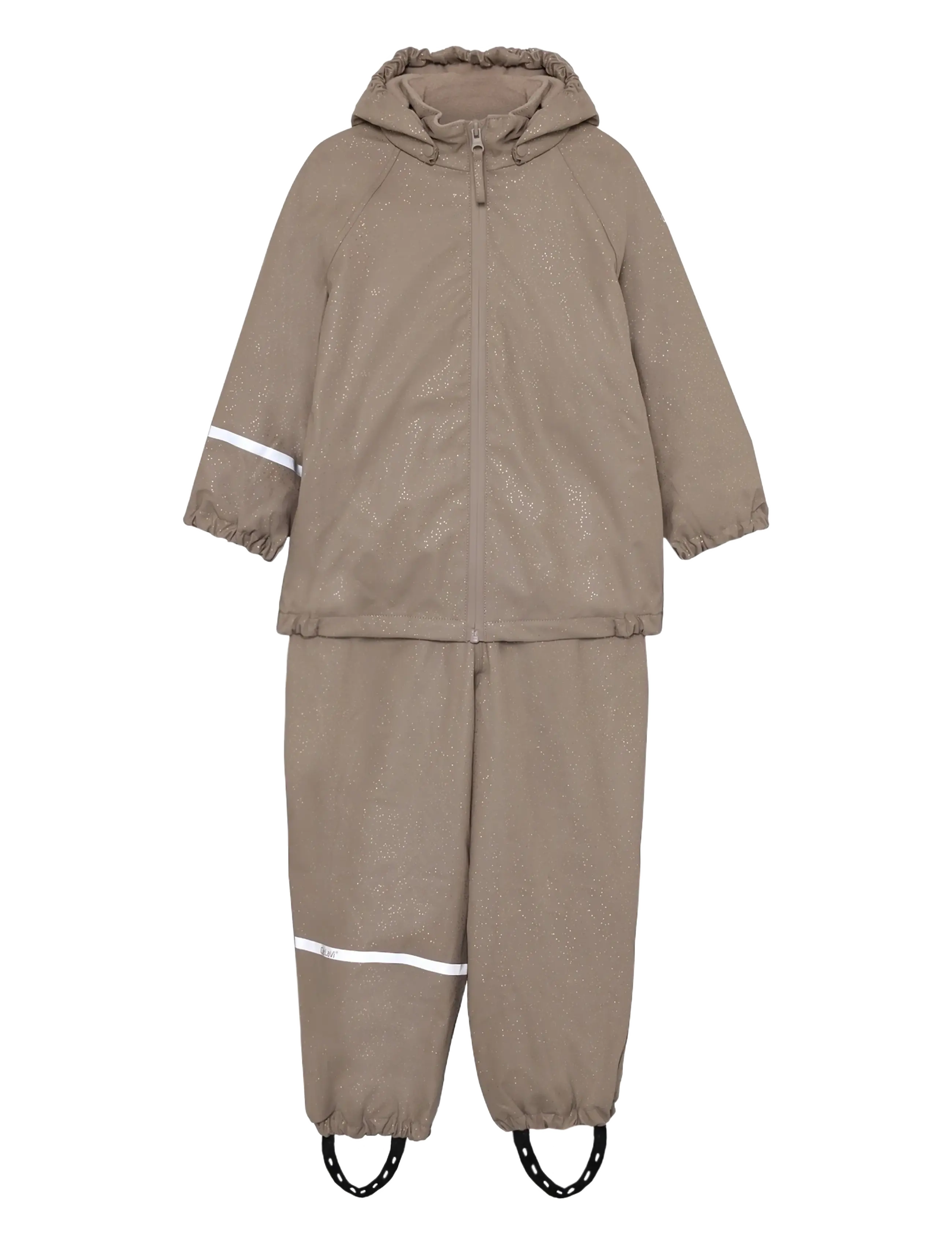 CeLaVi Rainwear Set - AOP, w. fleece - New Arrivals - FUNGI / brown