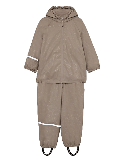 Rainwear Set - Aop, W. Fleece - RegnsæT