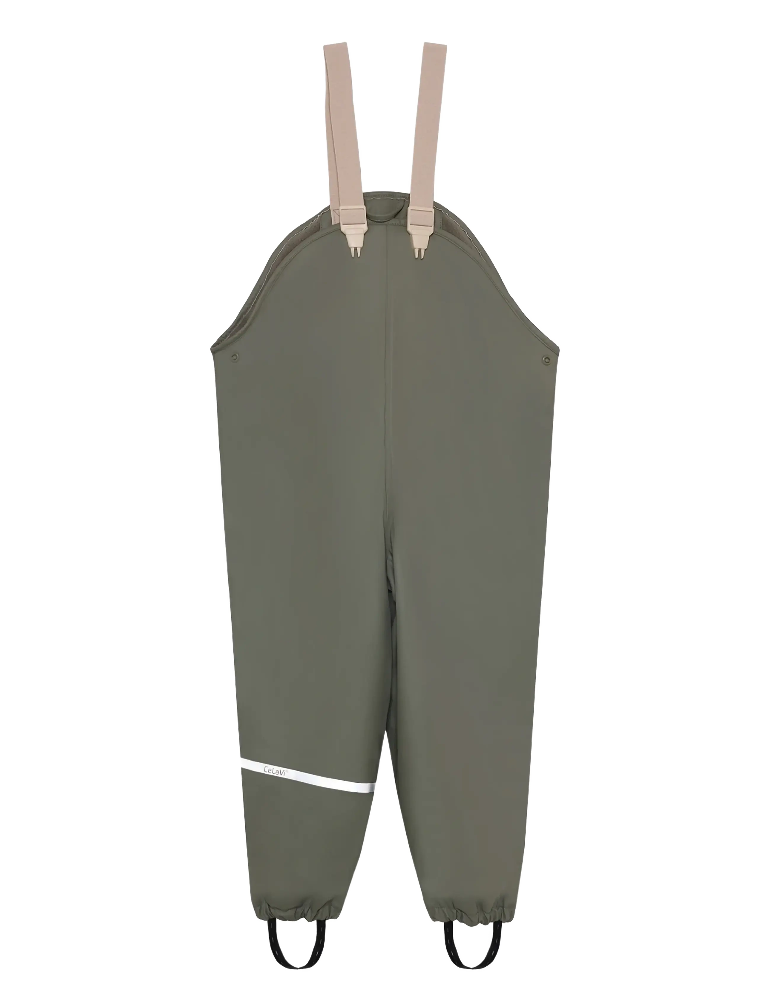 CeLaVi - Rainwear Set - AOP, w. fleece - mulled basil - 3