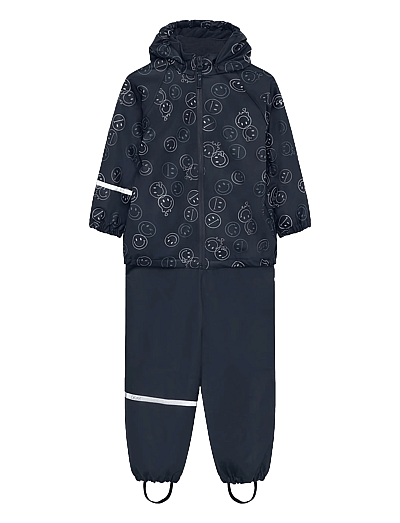 Rainwear Set - Aop, W. Fleece - RegnsæT