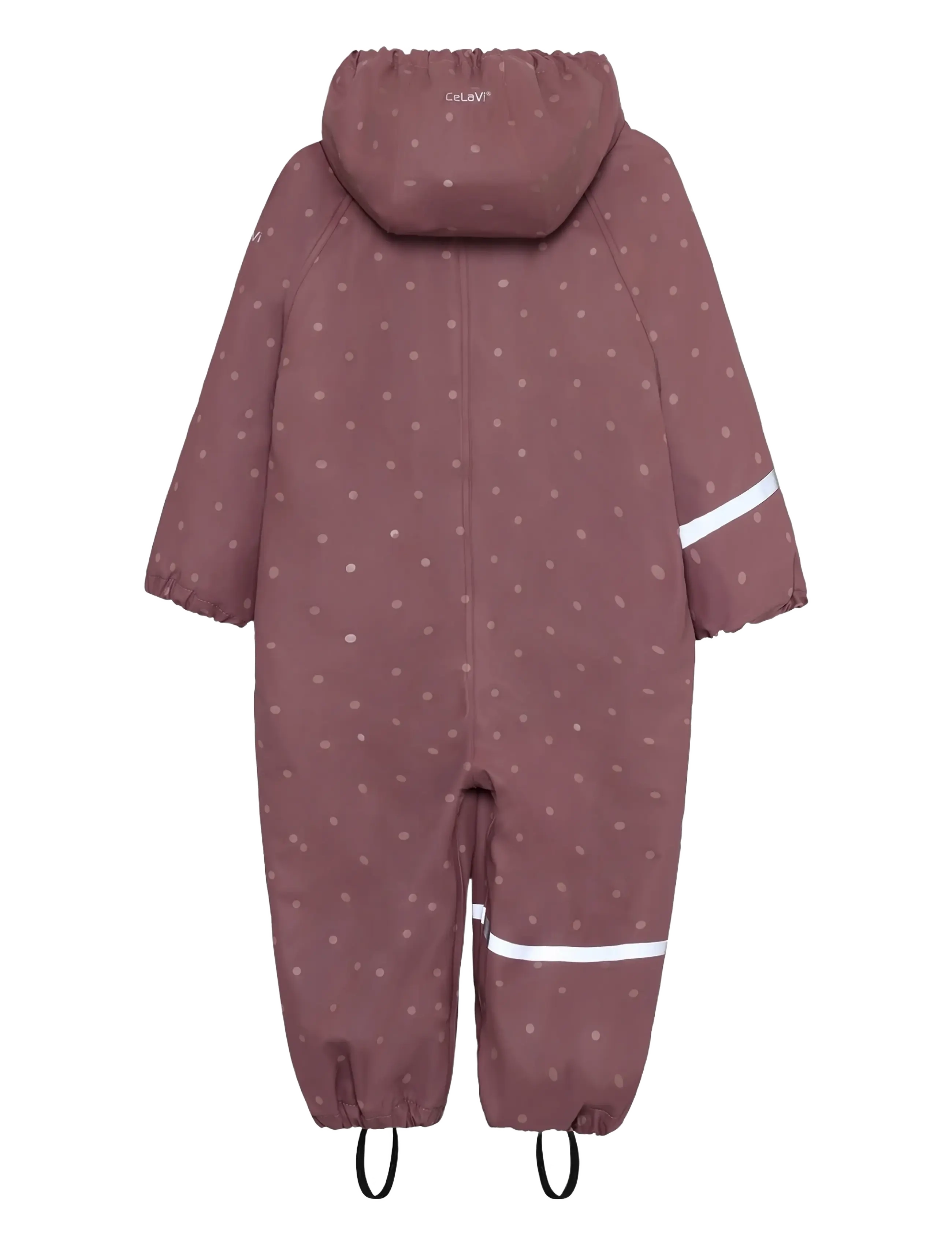 CeLaVi - Rainwear Suit - AOP, w. fleece - rose brown - 2