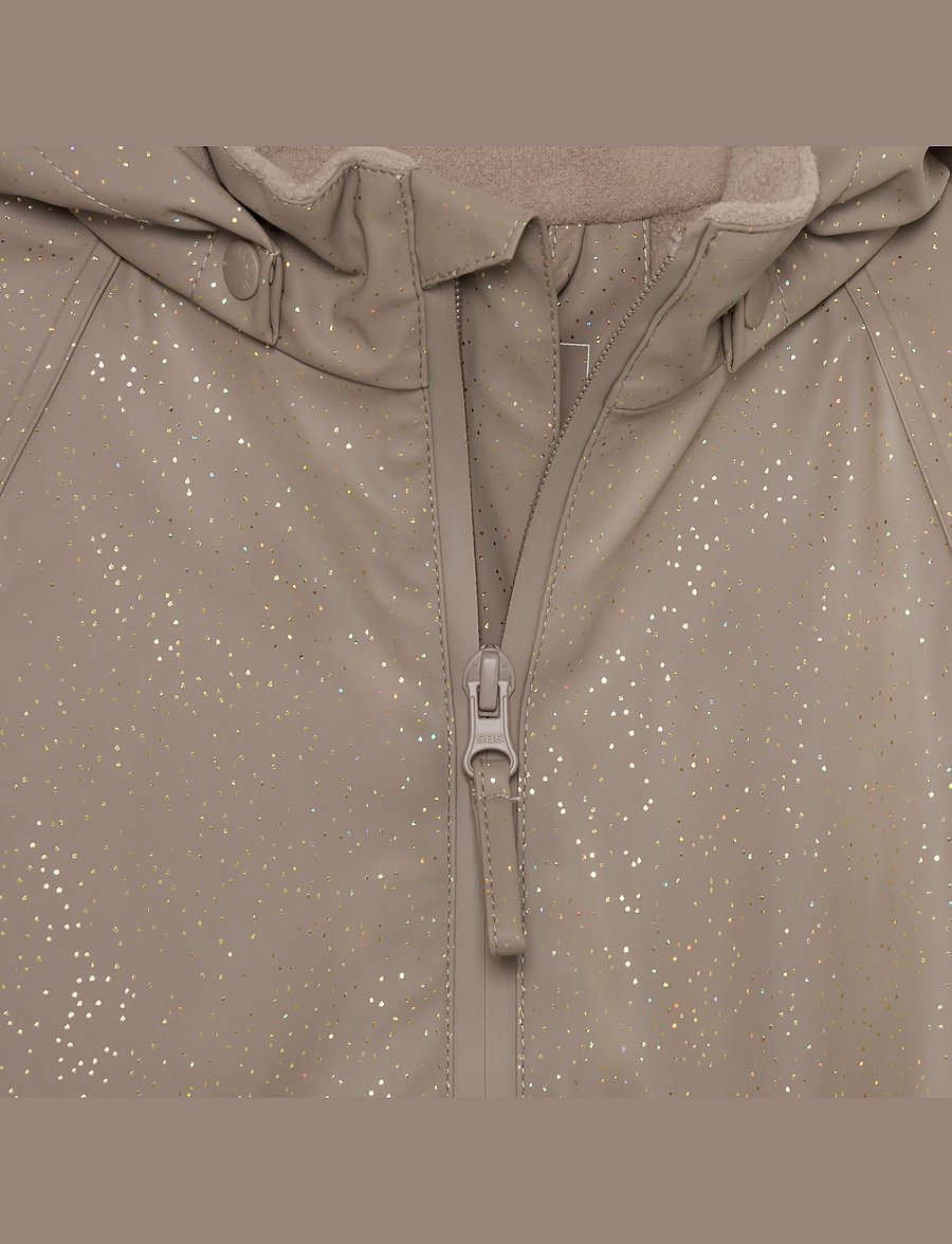 CeLaVi - Rainwear Suit - AOP, w. fleece - rainwear coveralls - fungi - 2