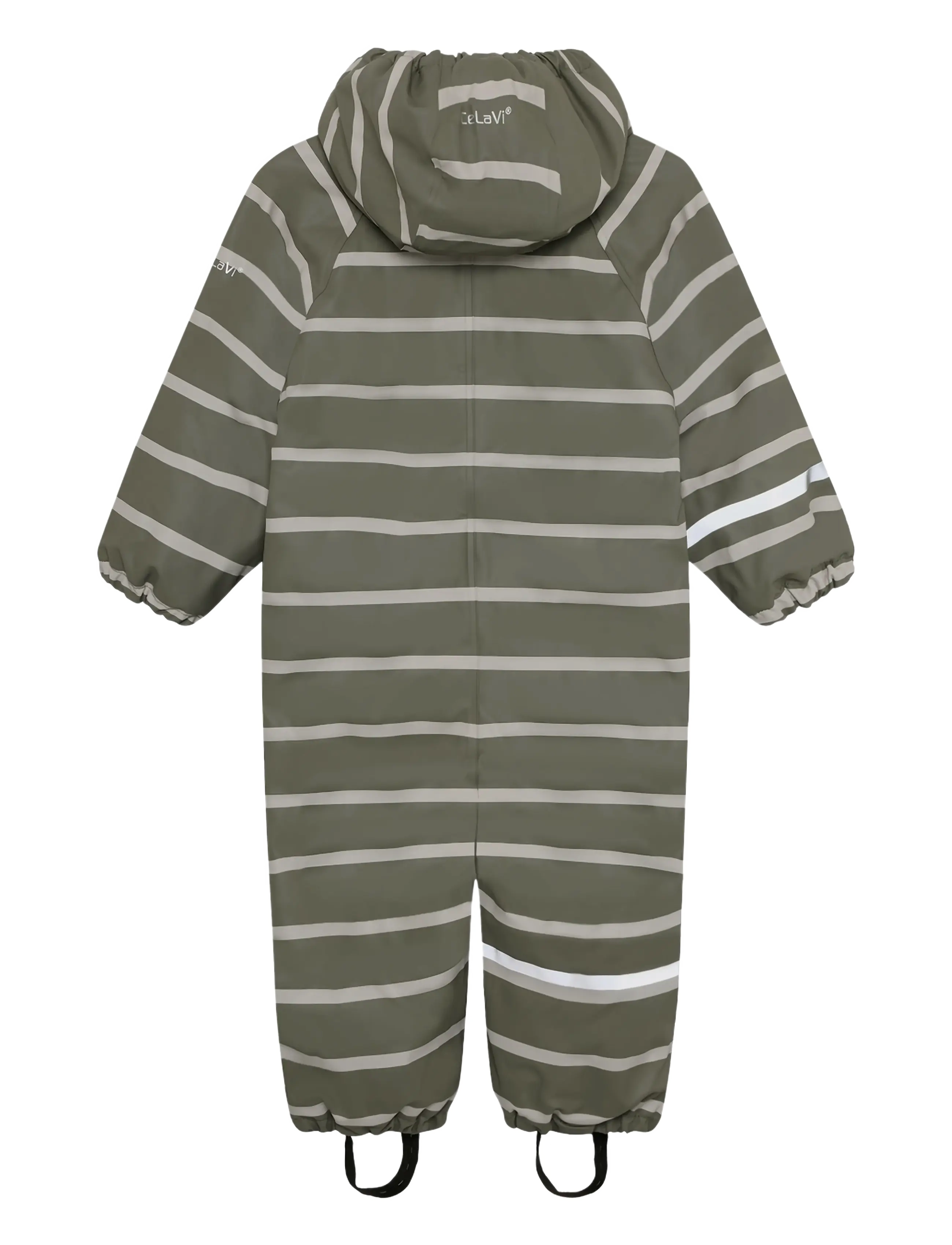CeLaVi - Rainwear Suit - AOP, w. fleece - ytterkläder - mulled basil - 1