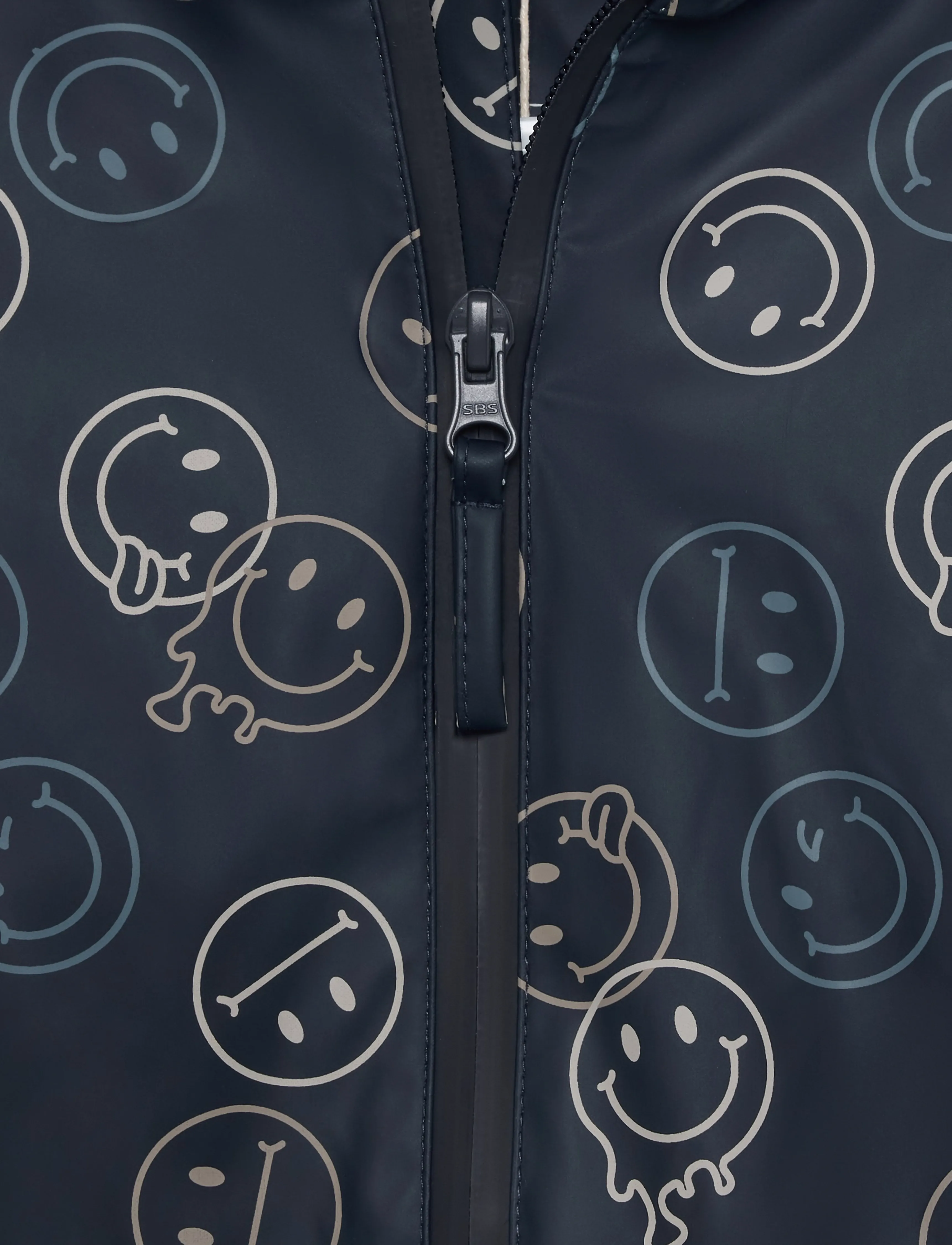 CeLaVi - Rainwear Suit - AOP, w. fleece - ytterkläder - navy - 3