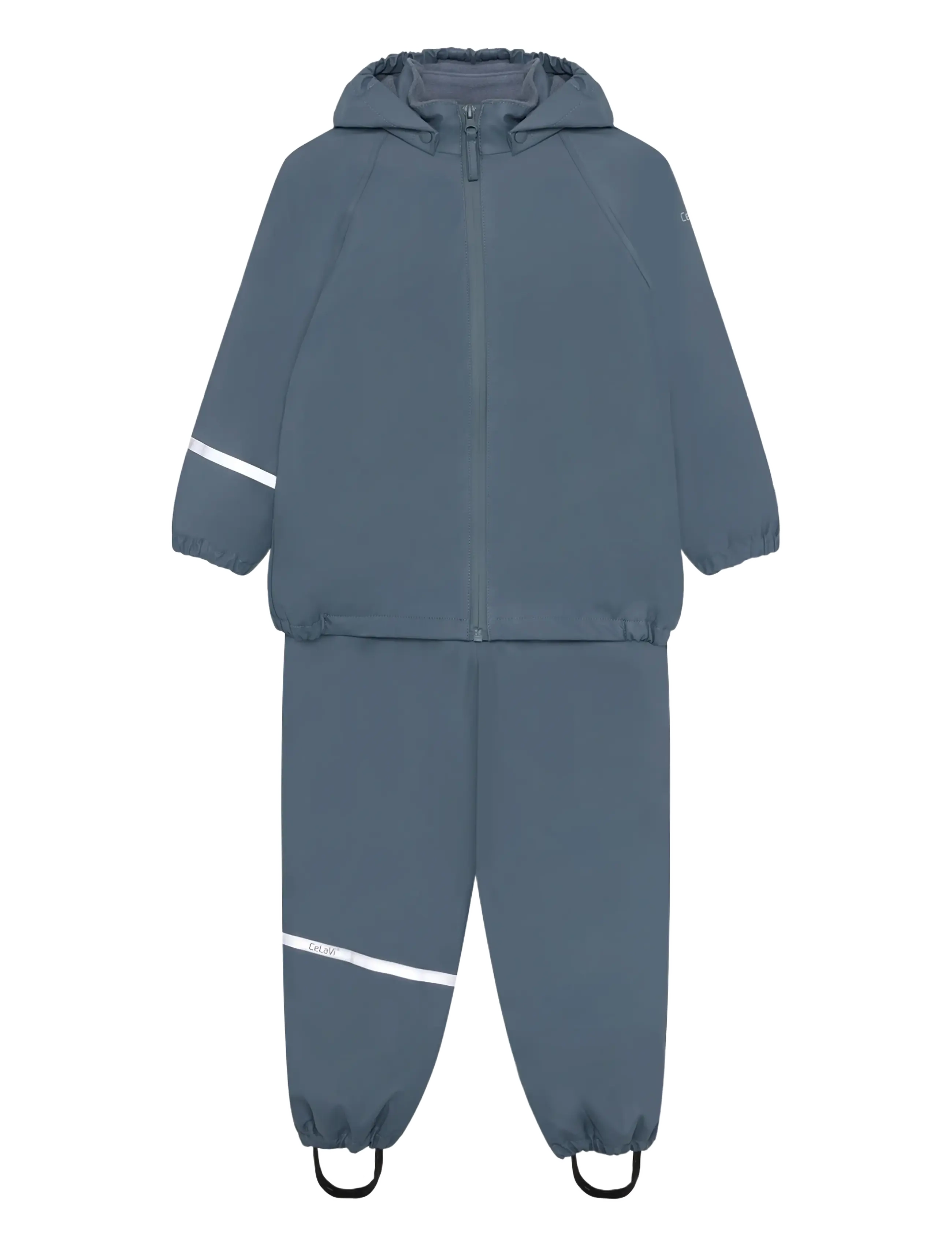 CeLaVi Rainwear Set w. fleece - New Arrivals - STORMY WEATHER / navy