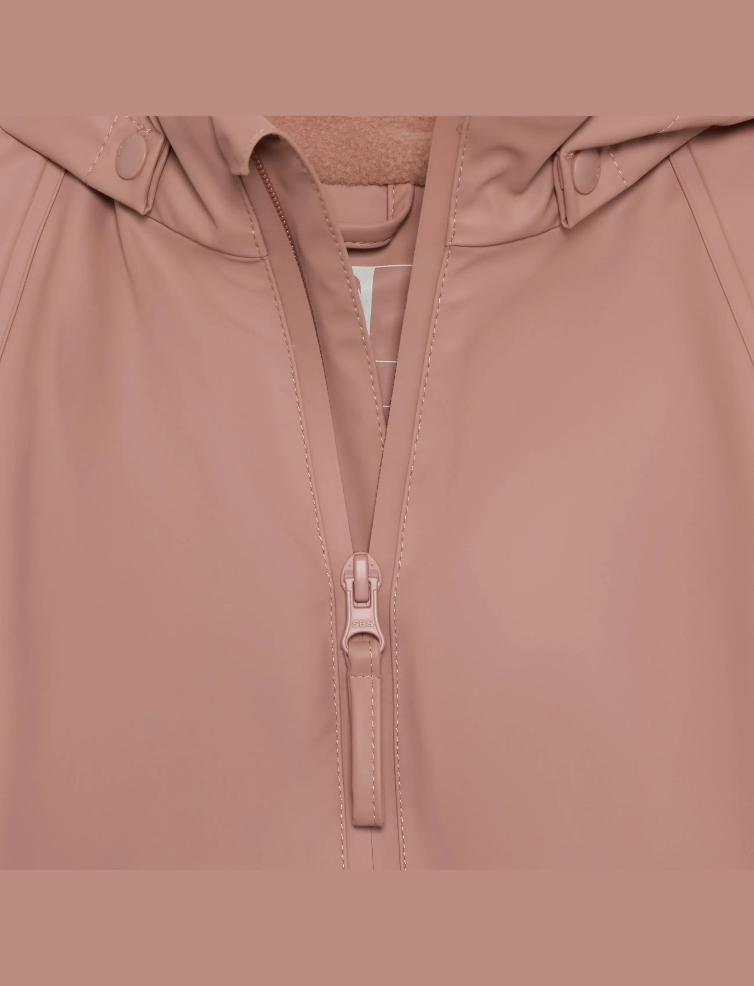 CeLaVi - Rainwear Suit w. fleece - burlwood - 3