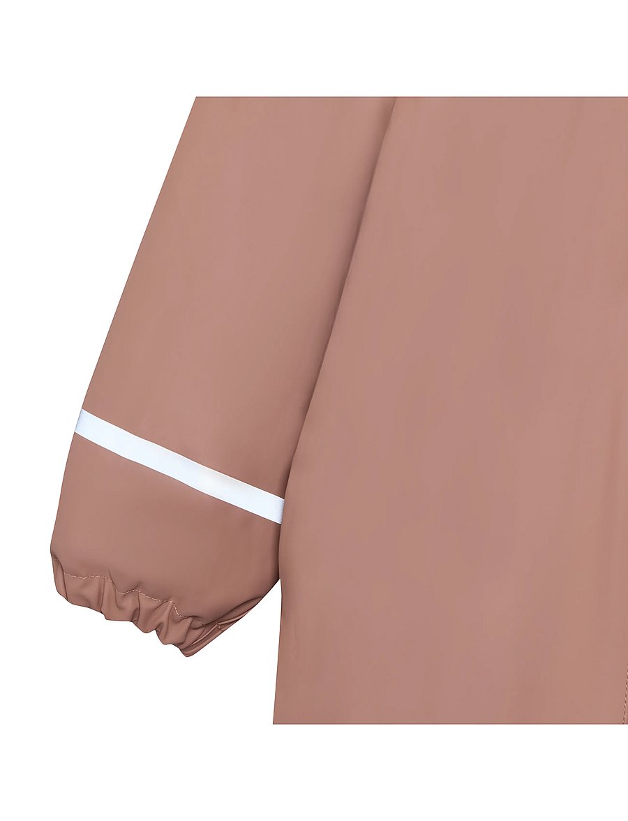 CeLaVi - Rainwear Suit w. fleece - rainwear coveralls - burlwood - 4