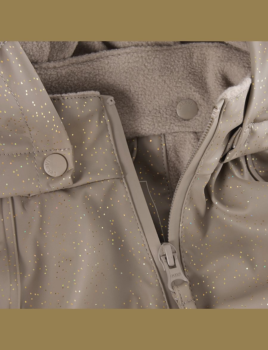 CeLaVi - Rain Jacket w. fleece - regnjakker - fungi - 2
