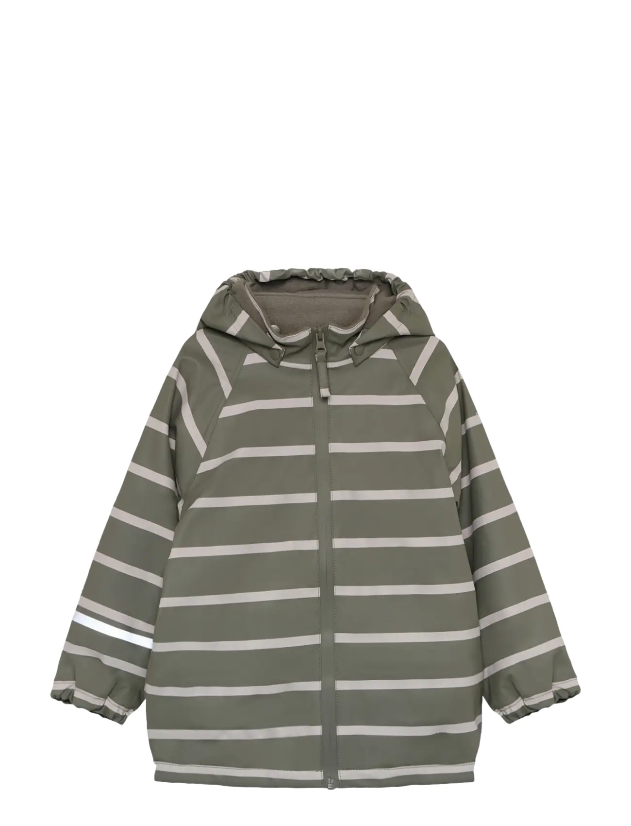 CeLaVi Rain Jacket w. fleece - Vihmajoped - MULLED BASIL / khaki/green