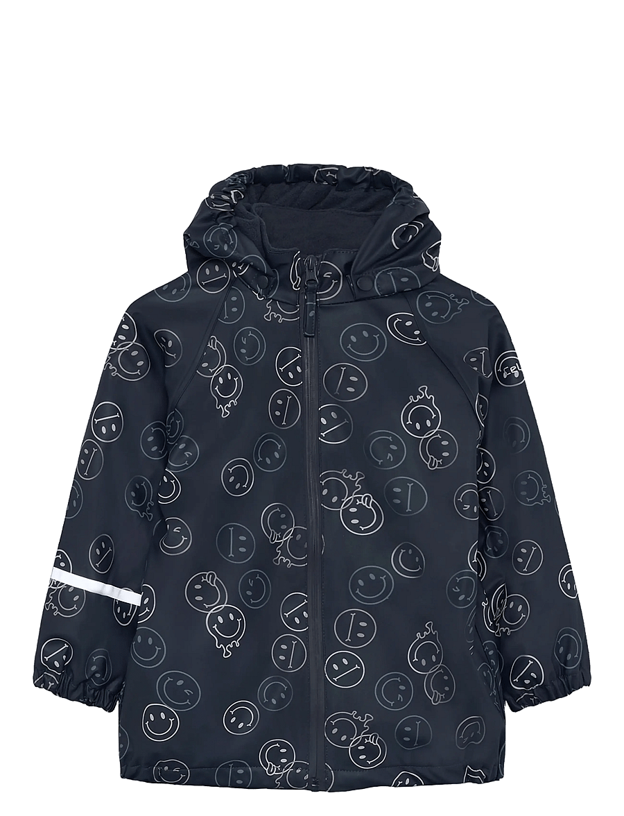 CeLaVi - Rain Jacket w. fleece - regenjacken - navy - 1
