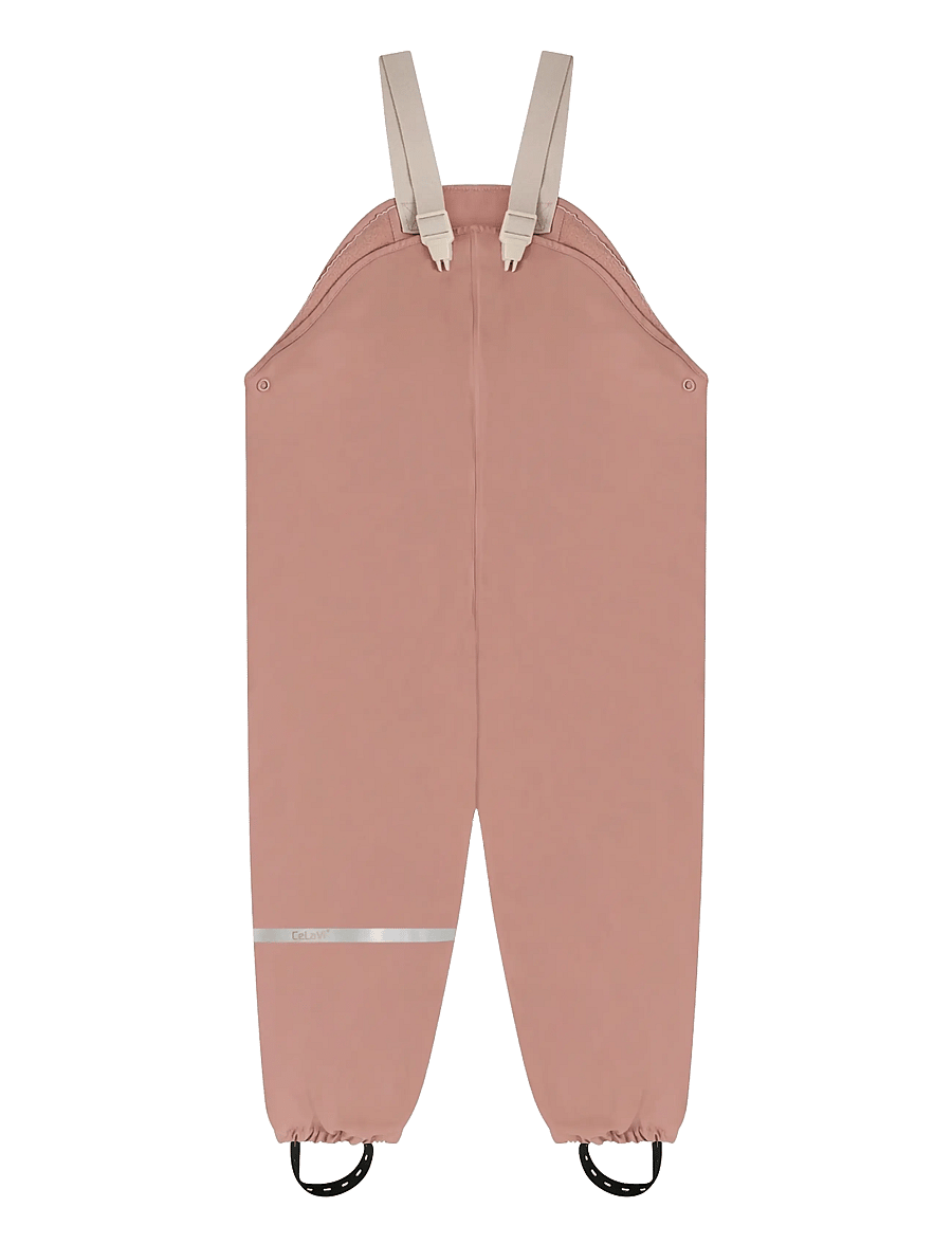 CeLaVi - Rainpants -Solid, w.fleece - burlwood - 1