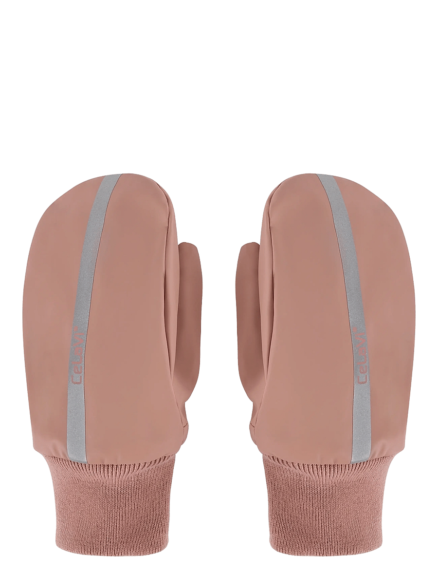 CeLaVi - PU Padded Mittens - kindad - burlwood - 0