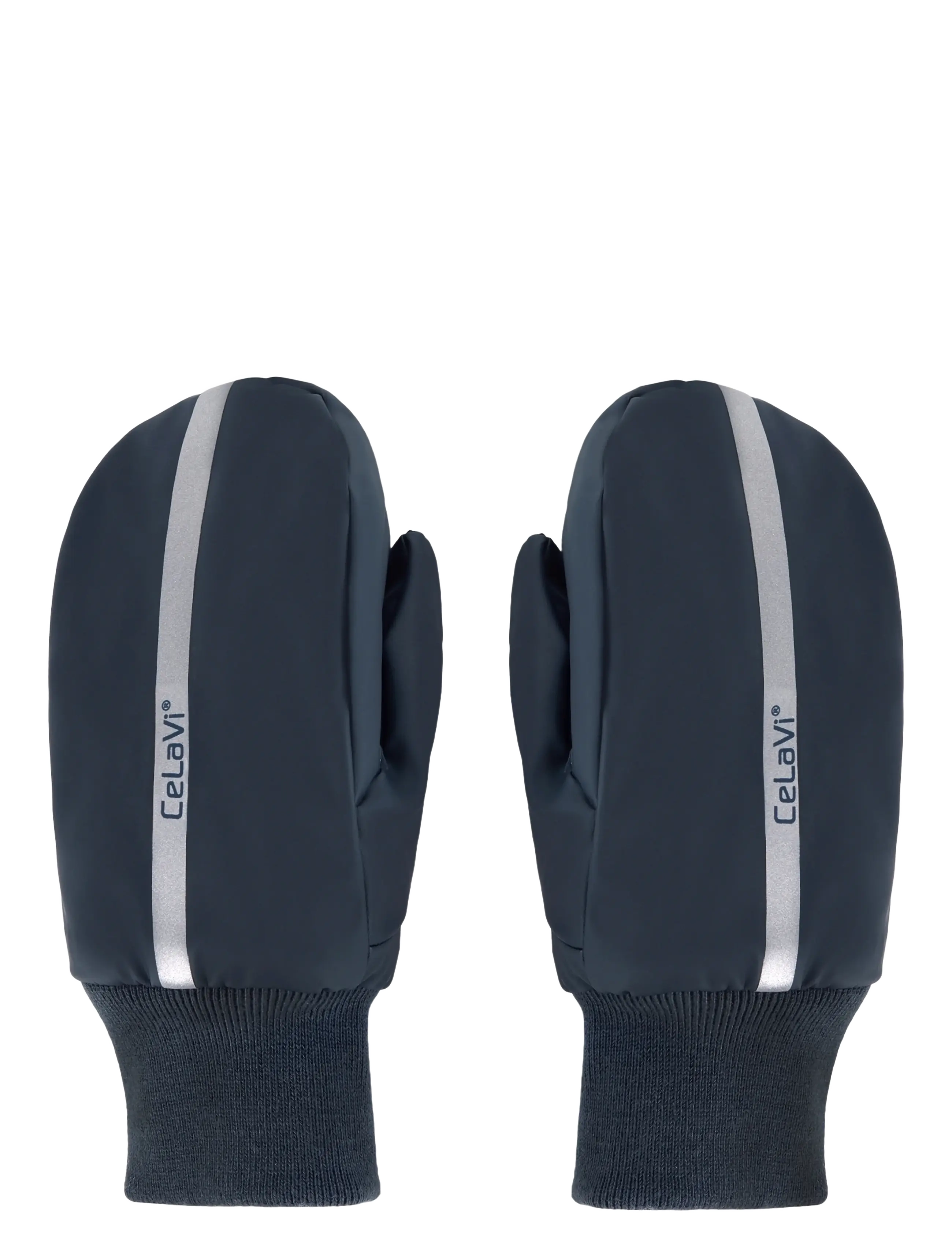 CeLaVi Pu Padded Mittens, 2-4Y, Navy, Handsker Og Vanter > Vanter, Børn