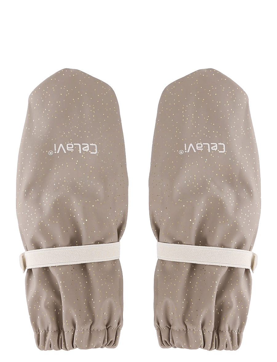CeLaVi - Padded PU-mittens w.fleece - handskar - fungi - 0