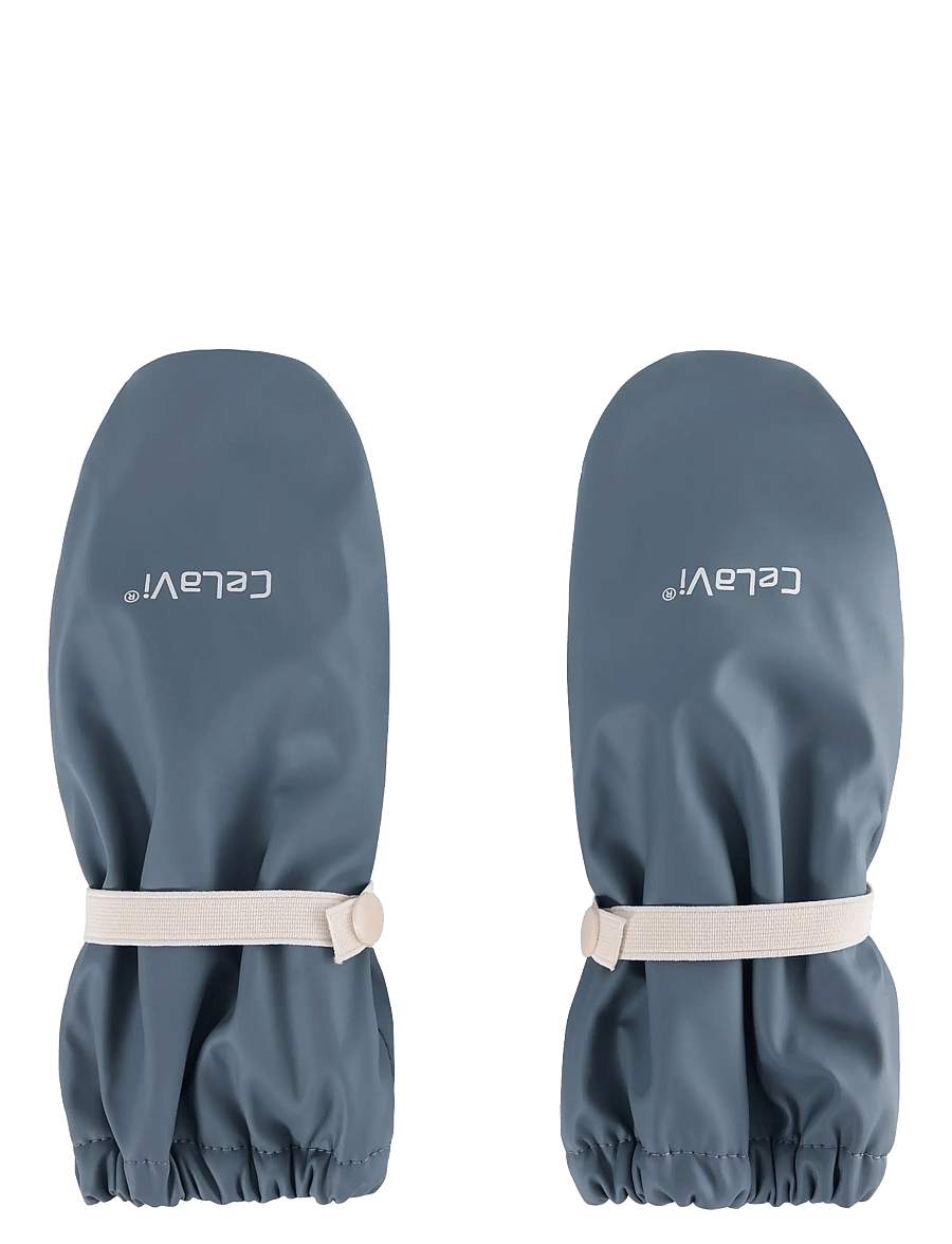 CeLaVi - Padded PU-mittens w.fleece - kindad - stormy weather - 0