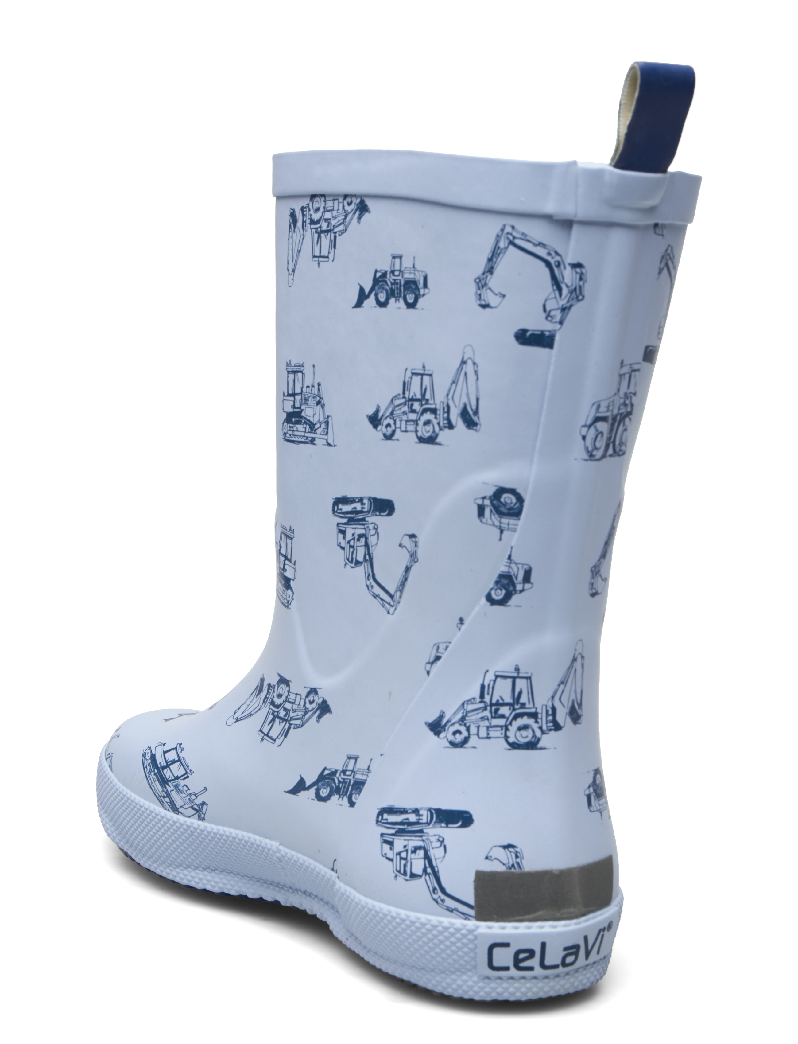 CeLaVi - Wellies w. AOP - cerulean - 2