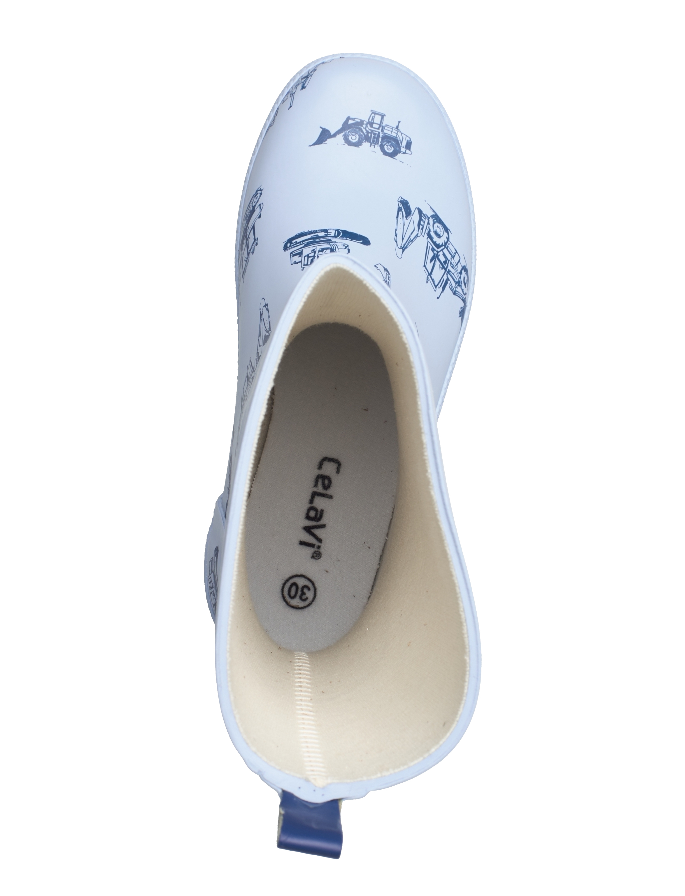 CeLaVi - Wellies w. AOP - cerulean - 3