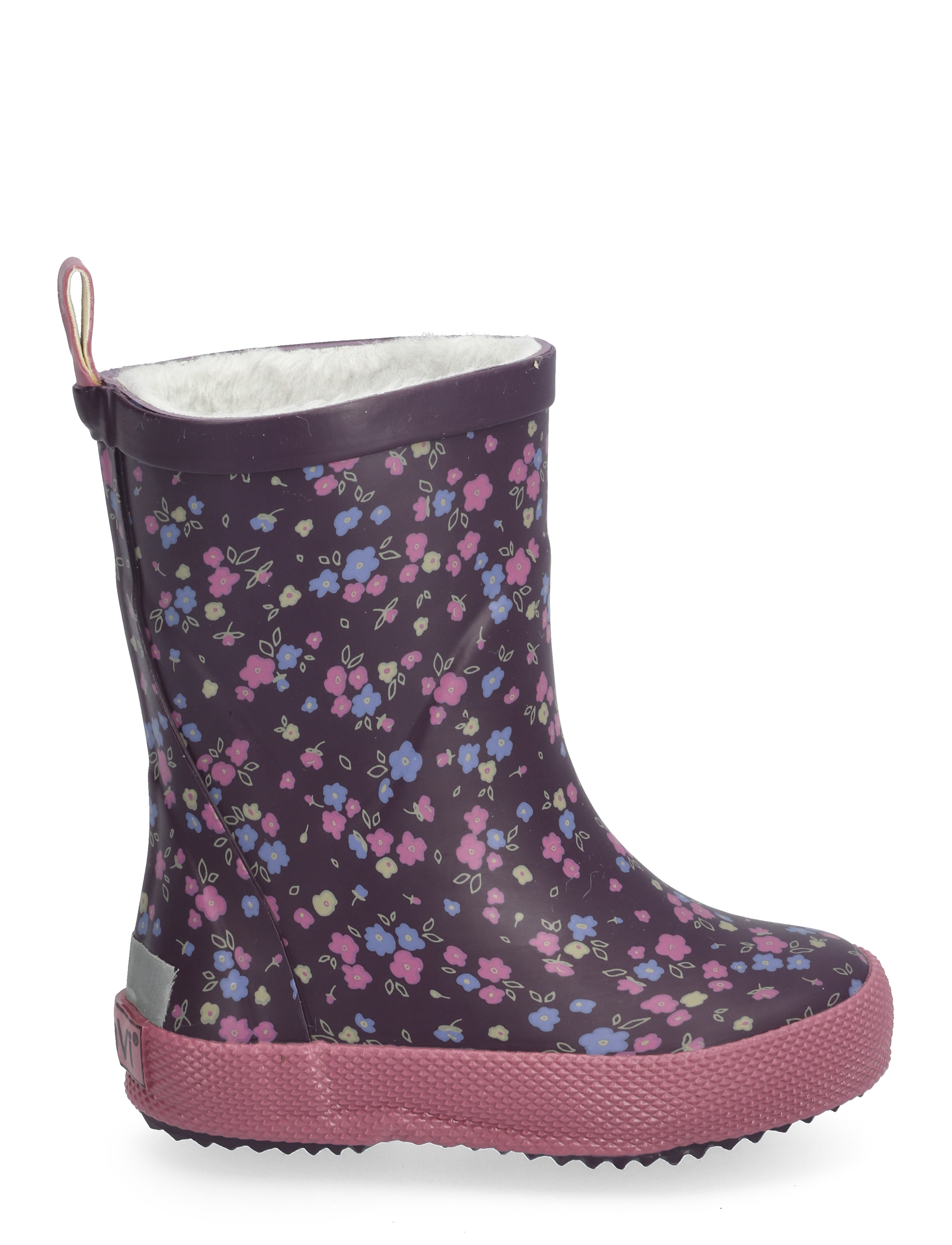 CeLaVi - Wellies AOP w. lining - plum perfect - 1