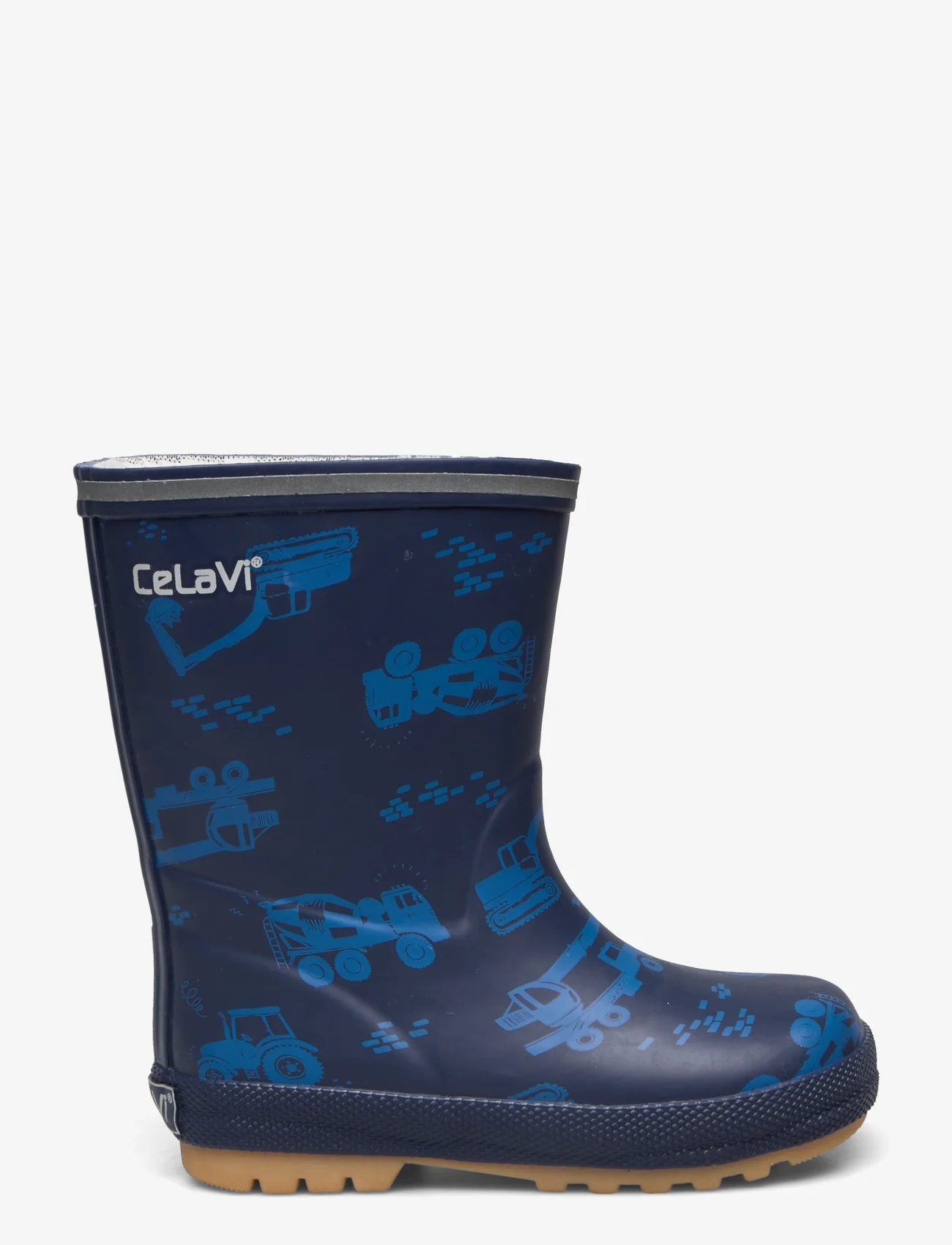 CeLaVi - Thermal Wellies AOP w. lining - gummistøvler med linjer - pageant blue - 1