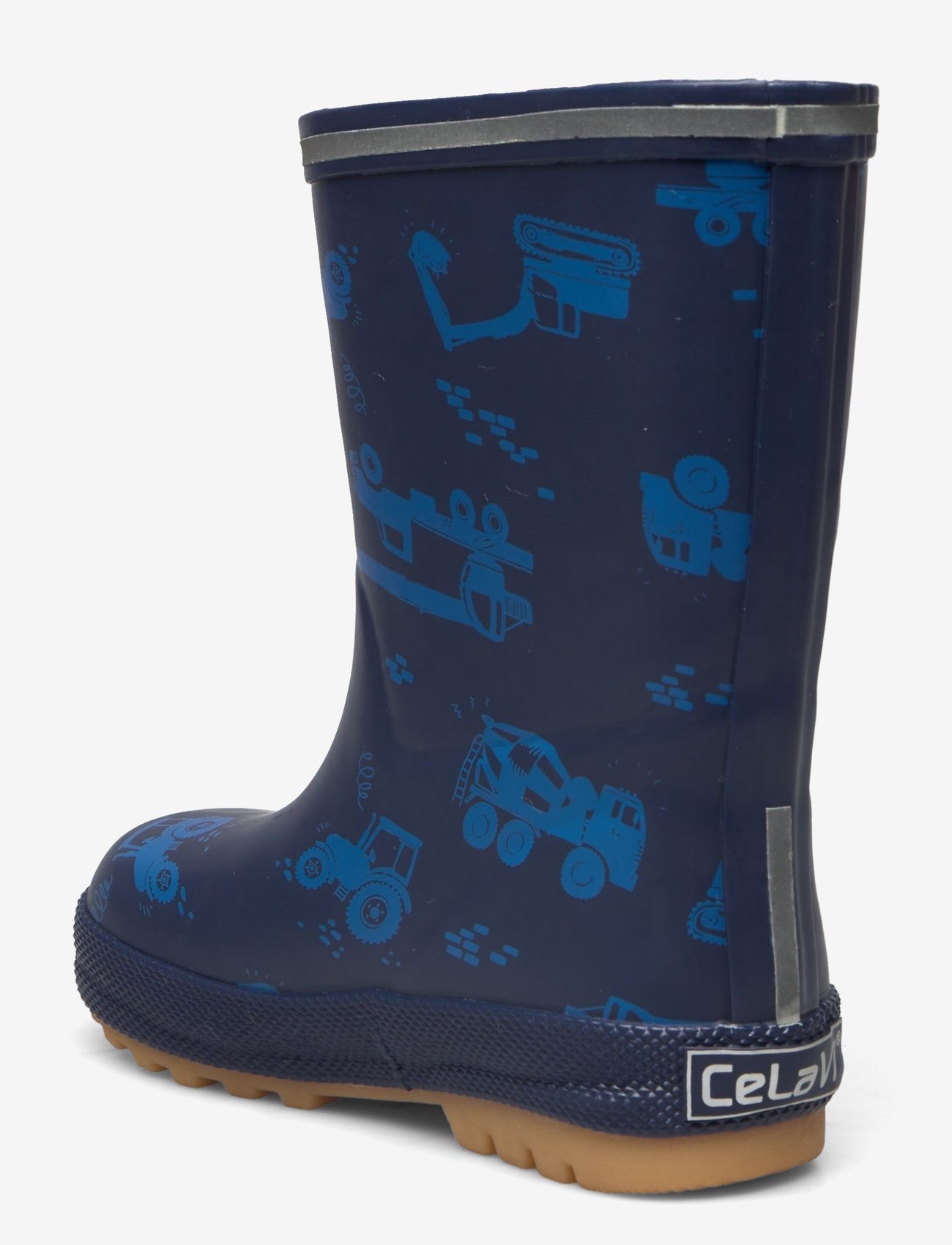CeLaVi - Thermal Wellies AOP w. lining - pageant blue - 2