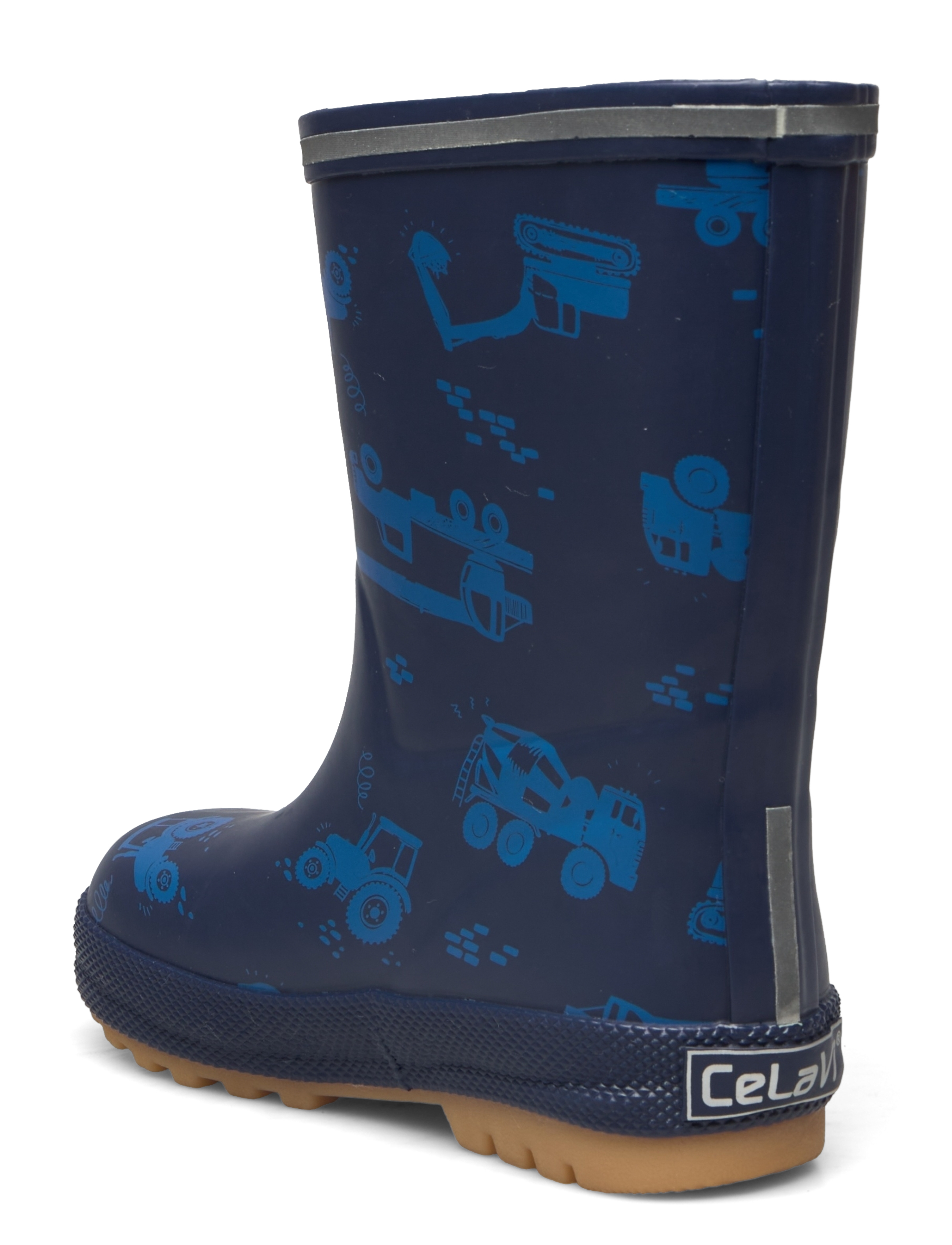 CeLaVi - Thermal Wellies AOP w. lining - pageant blue - 2