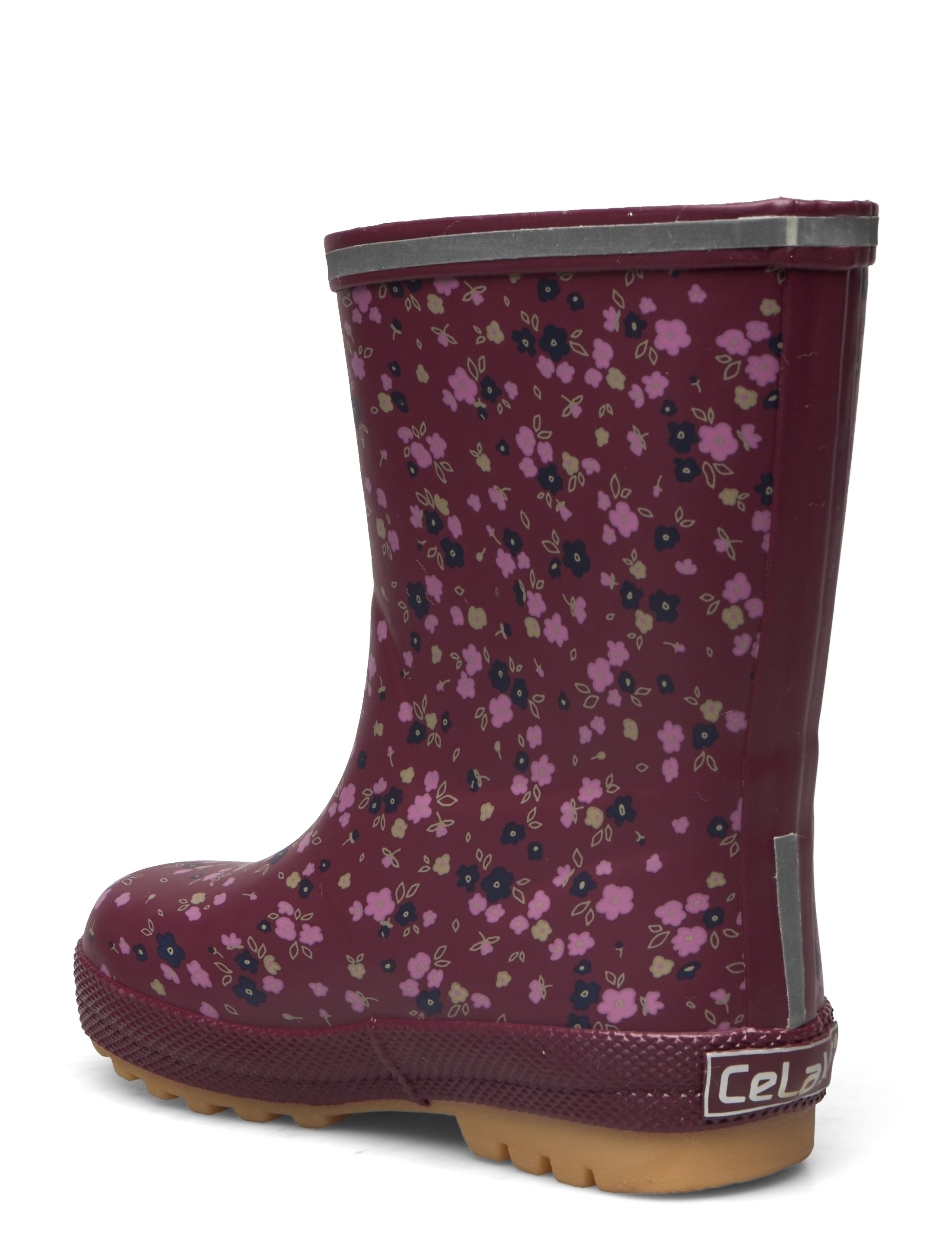 CeLaVi - Thermal Wellies AOP w. lining - windsor wine - 2