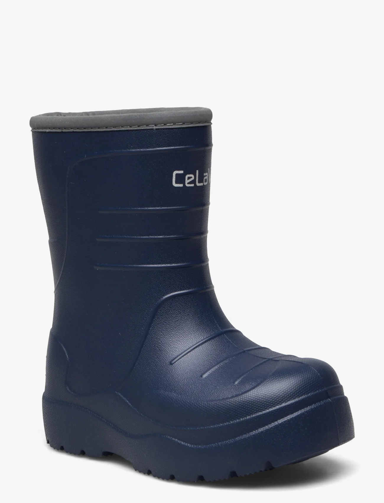 CeLaVi - Thermal Wellies - Embossed - gummistøvler med linjer - pageant blue - 0
