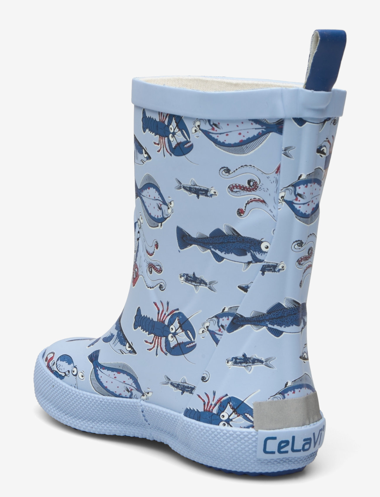 CeLaVi - Wellies w. AOP - federal blue - 2