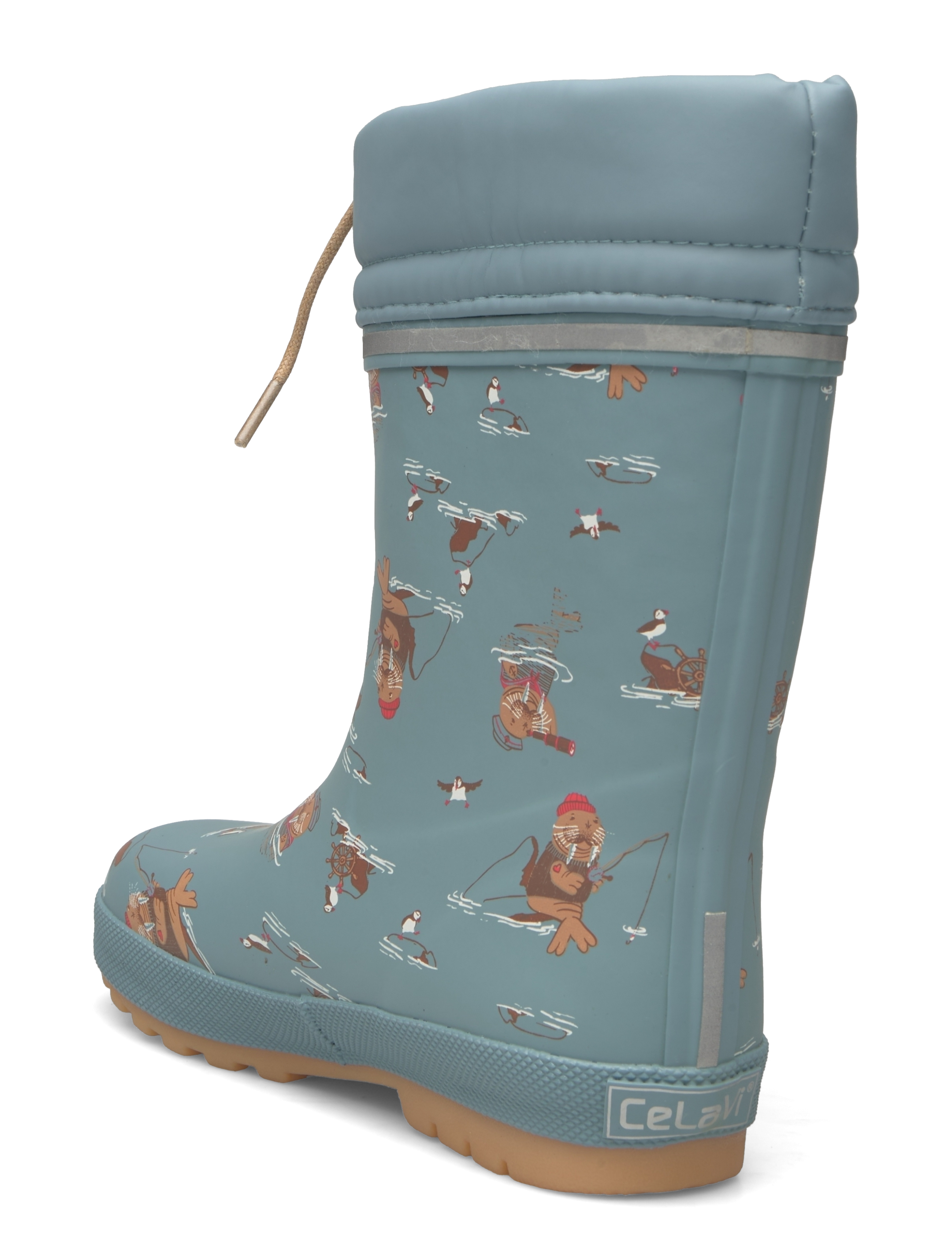 CeLaVi - Thermal Wellies w. wool lining - smoke blue - 2